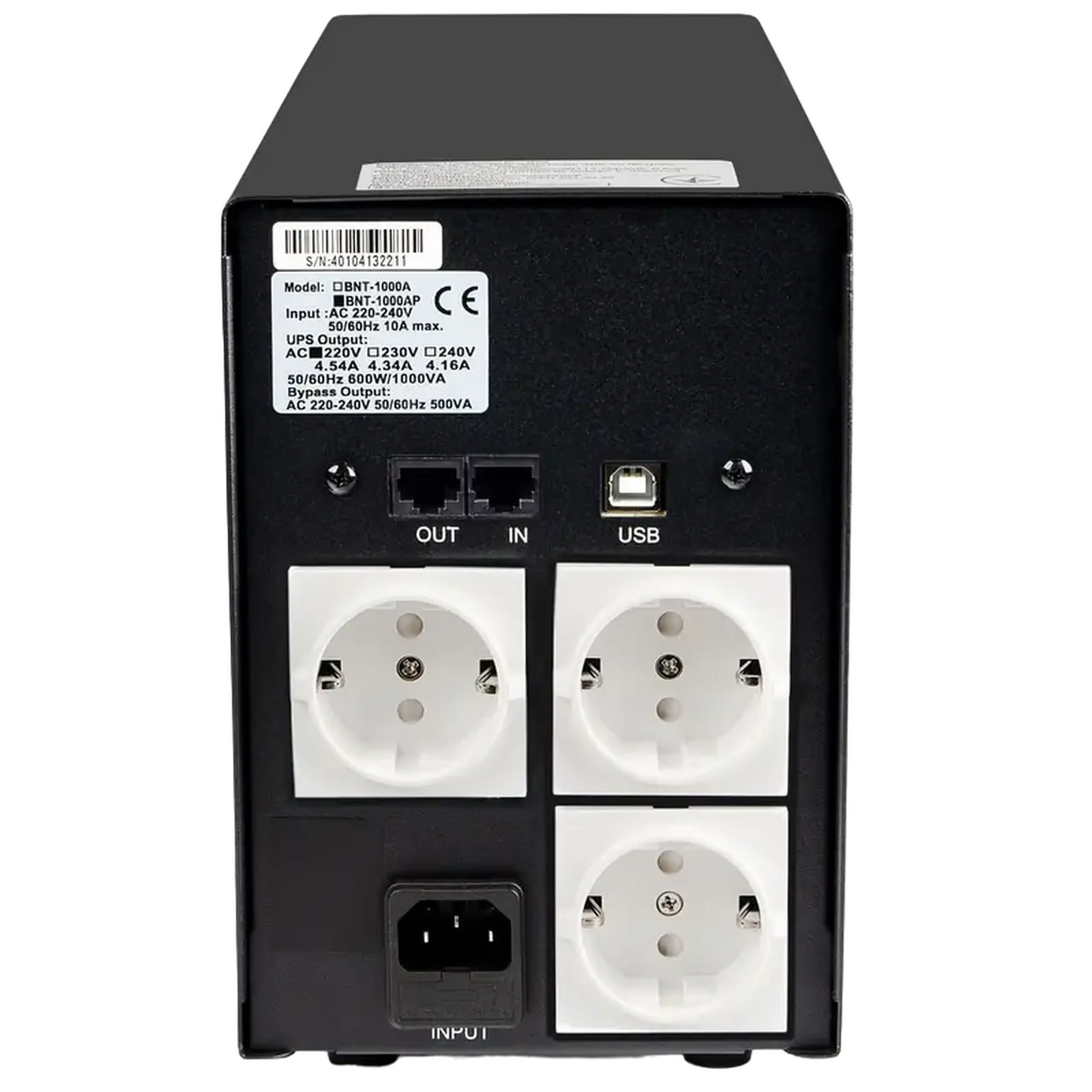 Sursă de alimentare neîntreruptibilă PCM BNT-1200AP, Linear-interactiv, 1200VA, Turn