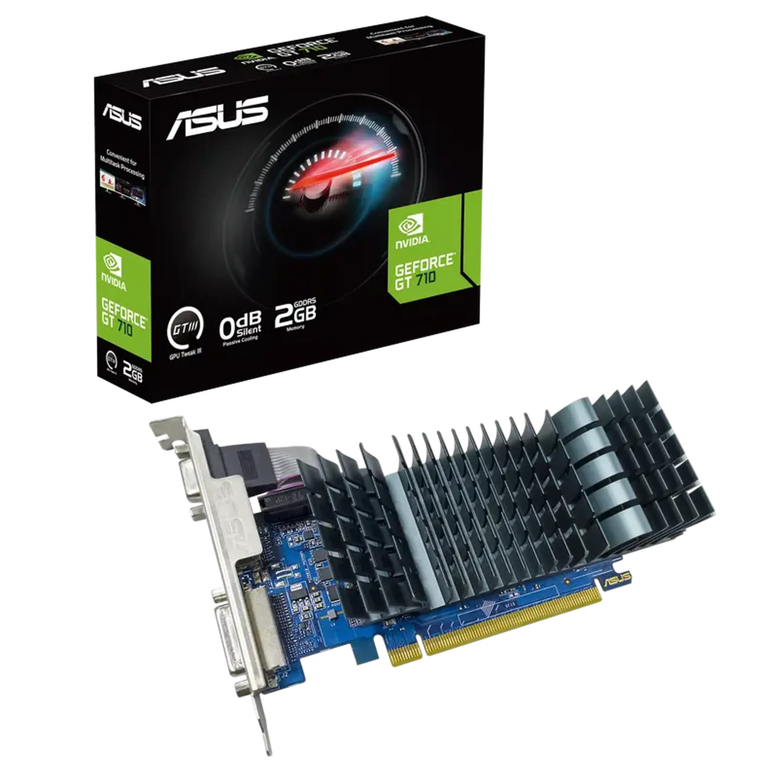 Placă Video ASUS GT710-SL-2GD5-BRK-EVO, 2GB GDDR5 64bit