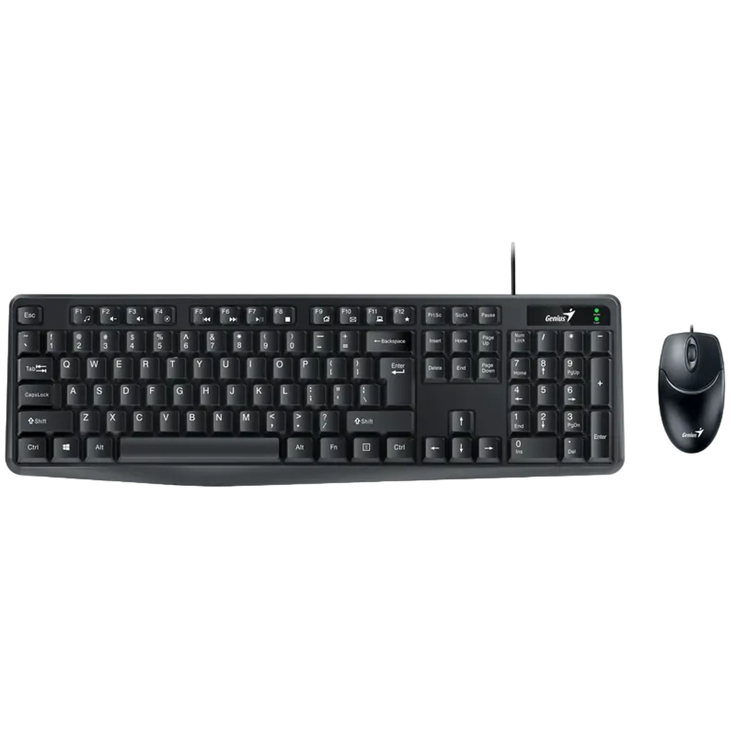 Set Tastatură + Mouse Genius KM-170, Cu fir, Negru