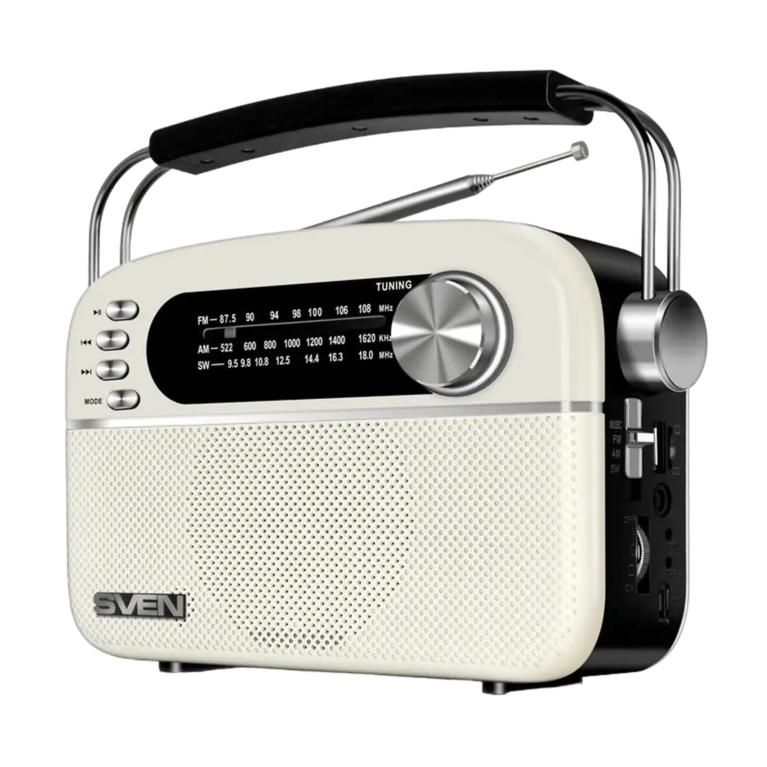 Radio portabil SVEN SRP-505, Alb