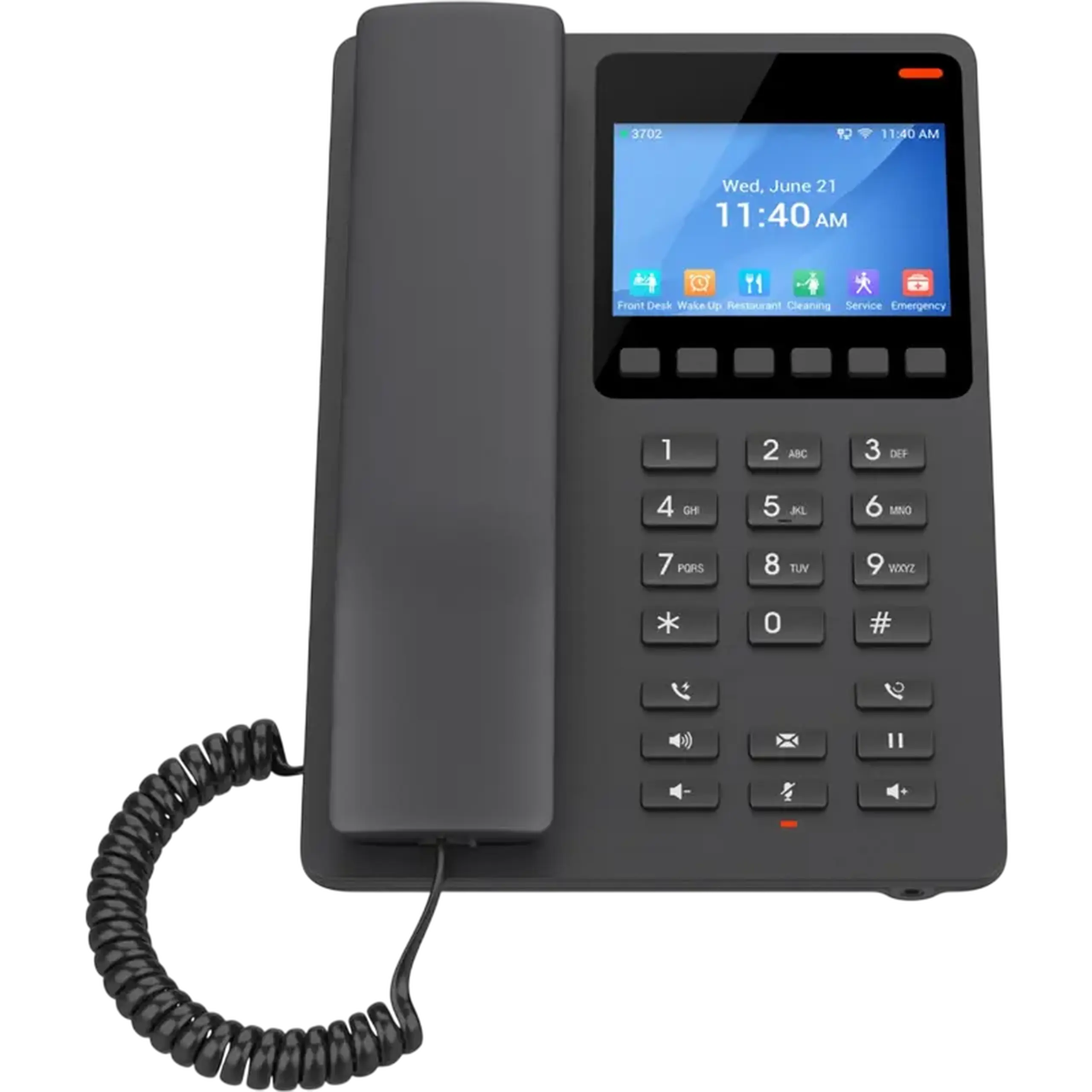 Telefon IP Grandstream GHP631W, Negru