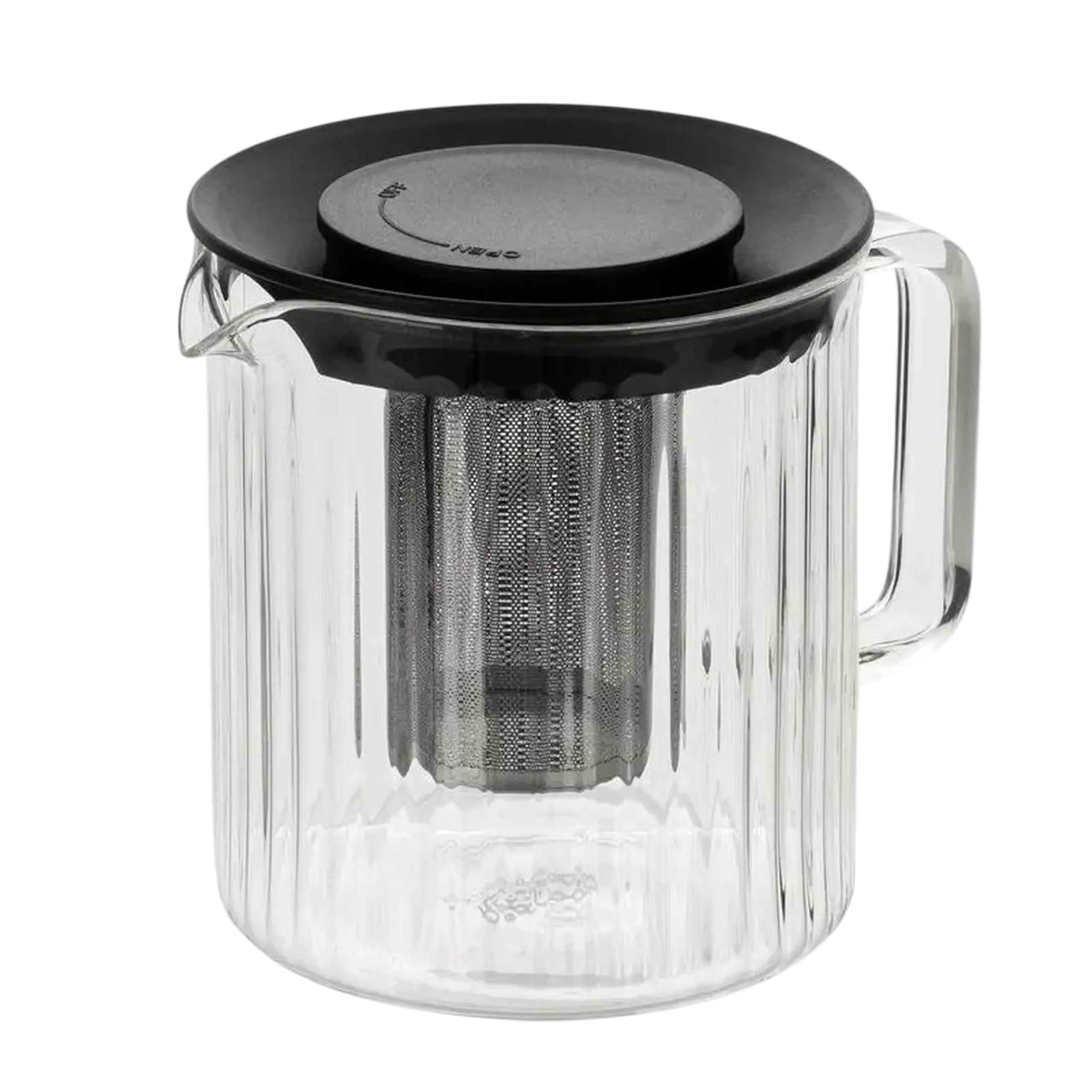 Ceainic cu infuzor RESTO 90517, 1L, Negru