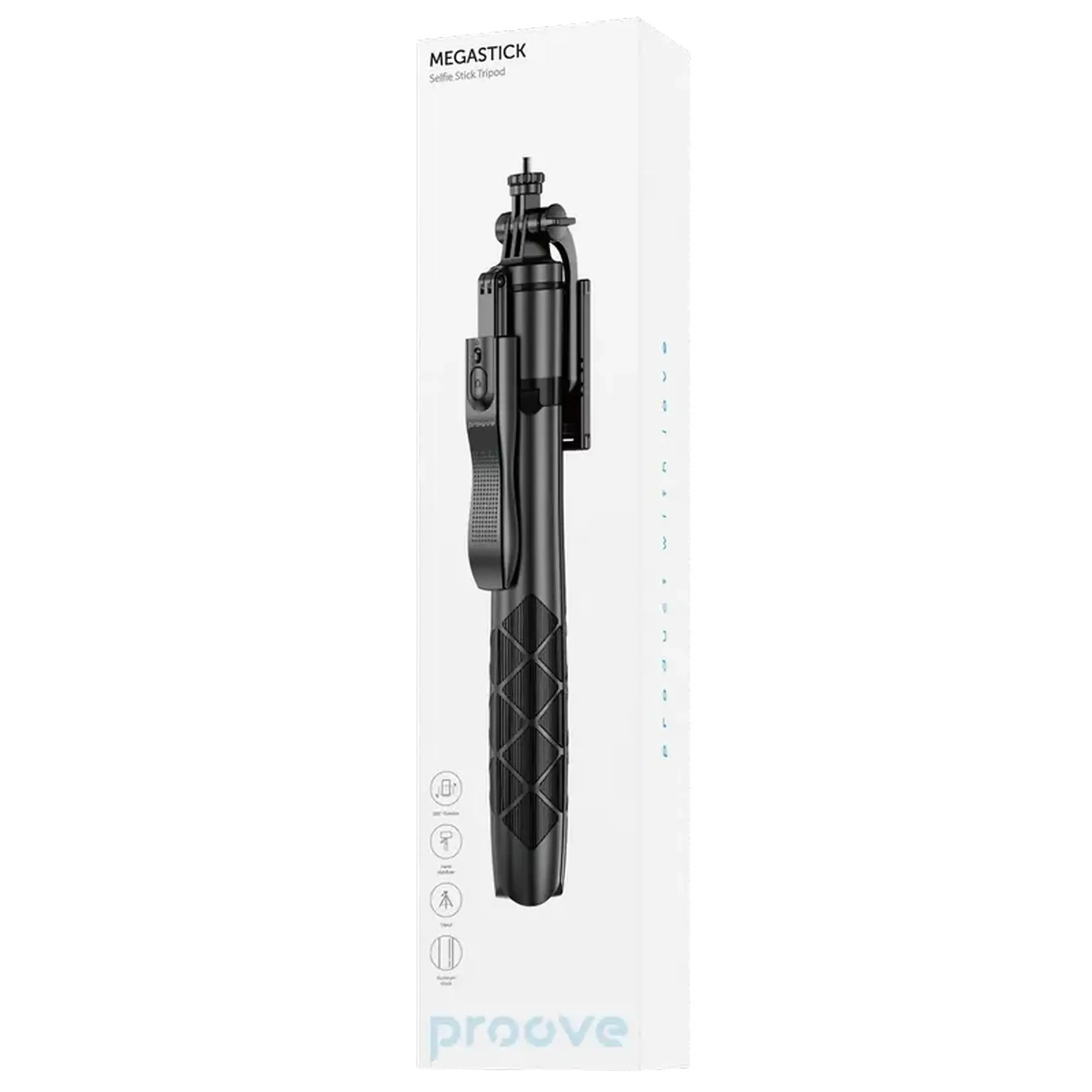 Selfie Stick Proove MegaStick, Negru