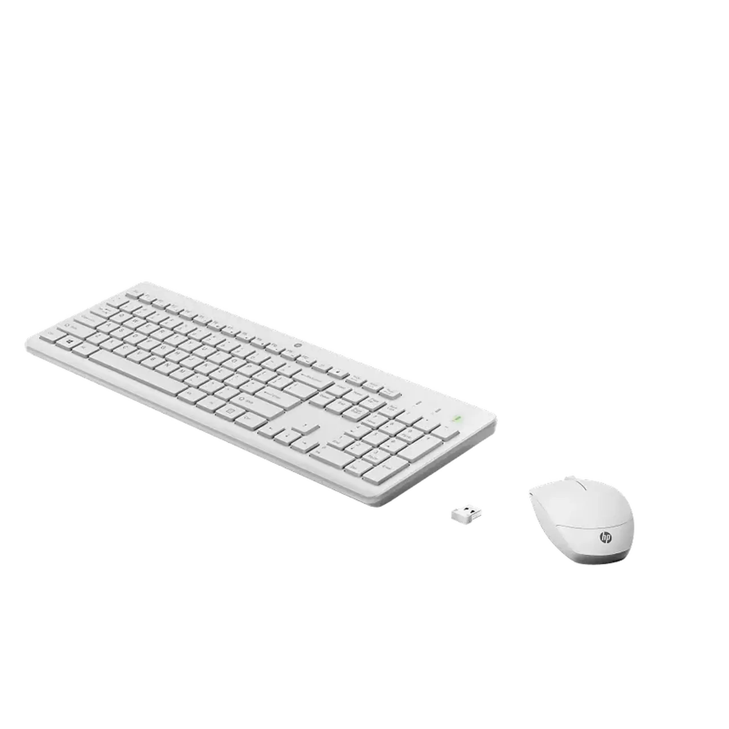 Set Tastatură + Mouse HP 230, Fără fir, Alb