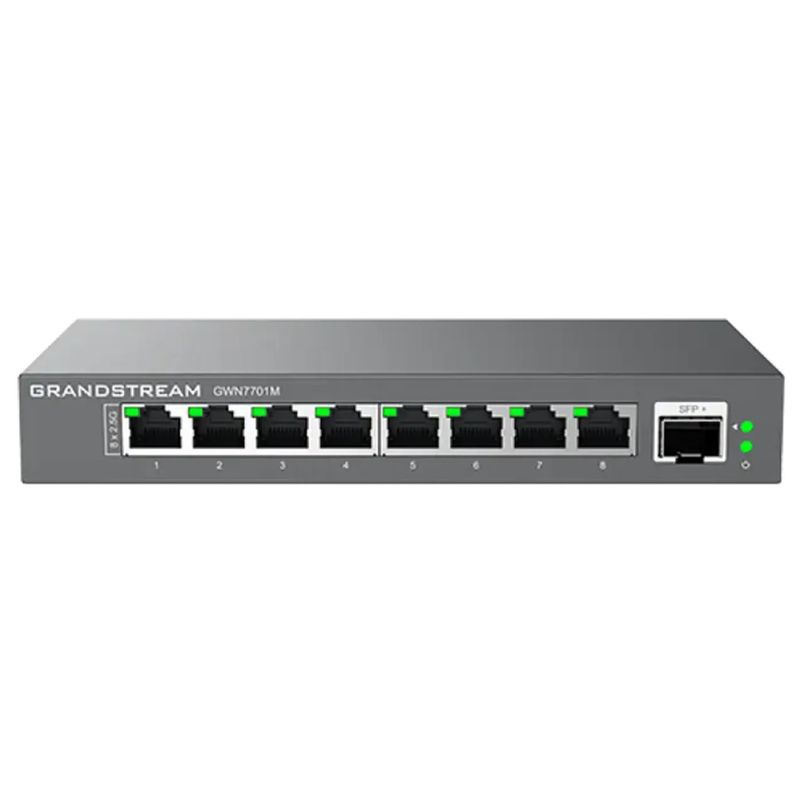 Switch de rețea Grandstream GWN7701M, 8x 100/1000/2500 Mbps