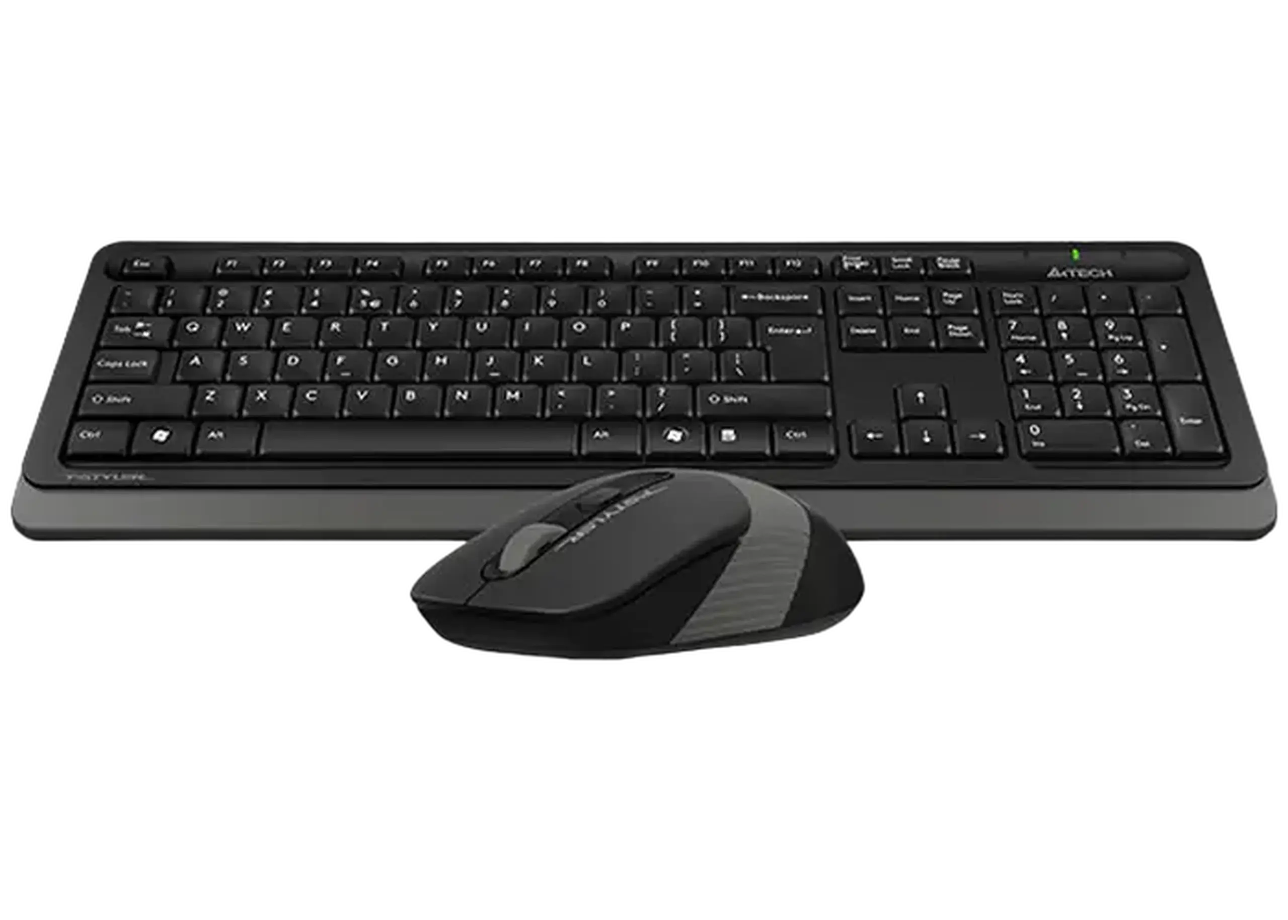Set Tastatură + Mouse A4Tech FG1010S, Fără fir, Gri