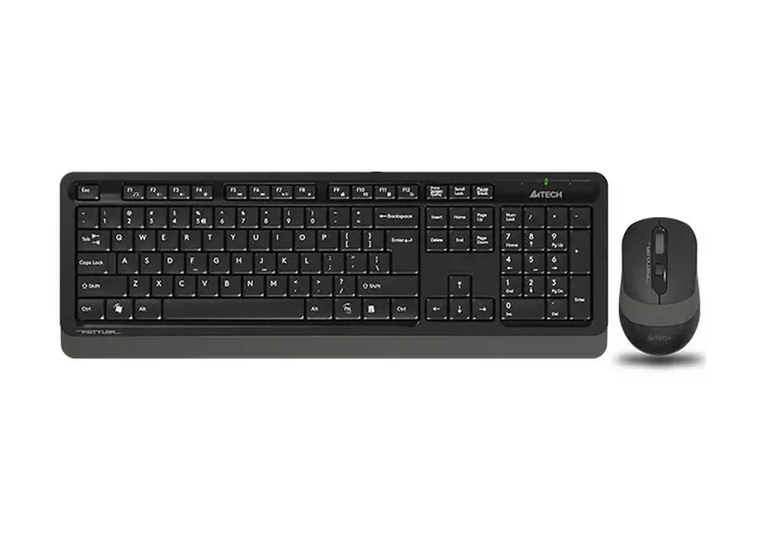 Set Tastatură + Mouse A4Tech FG1010S, Fără fir, Gri