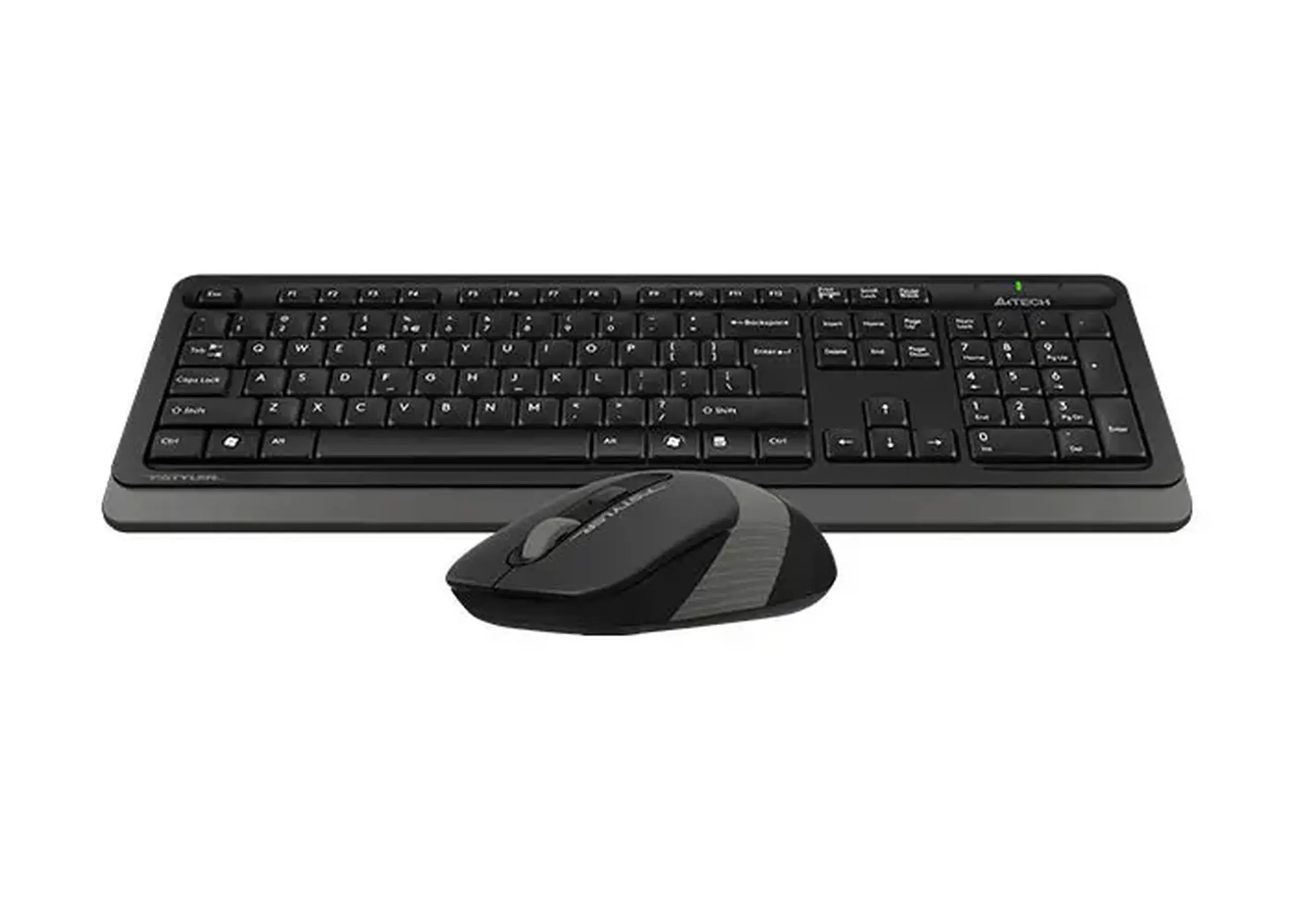 Set Tastatură + Mouse A4Tech FG1010S, Fără fir, Gri