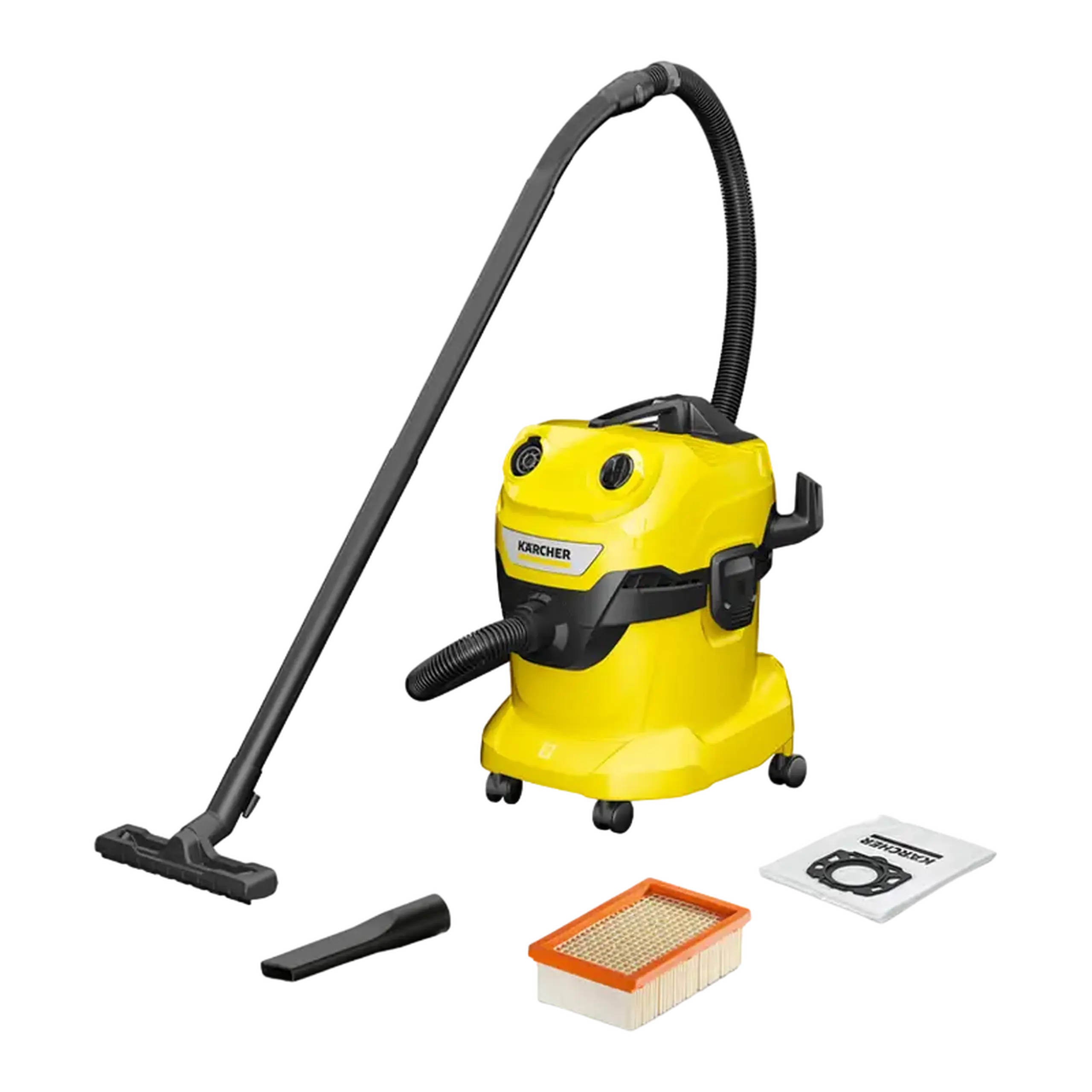 Aspirator Karcher WD 4 V-20/5/22, Galben