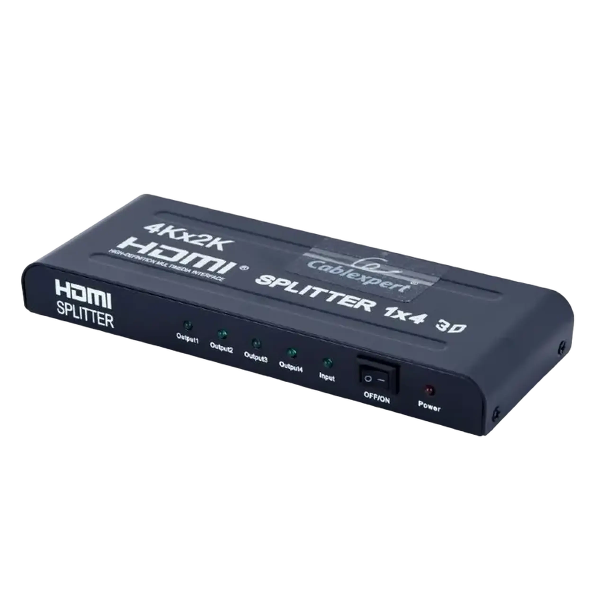 Splitter HDMI Cablexpert DSP-4PH4-02, HDMI (F) - 4x HDMI (F), Negru