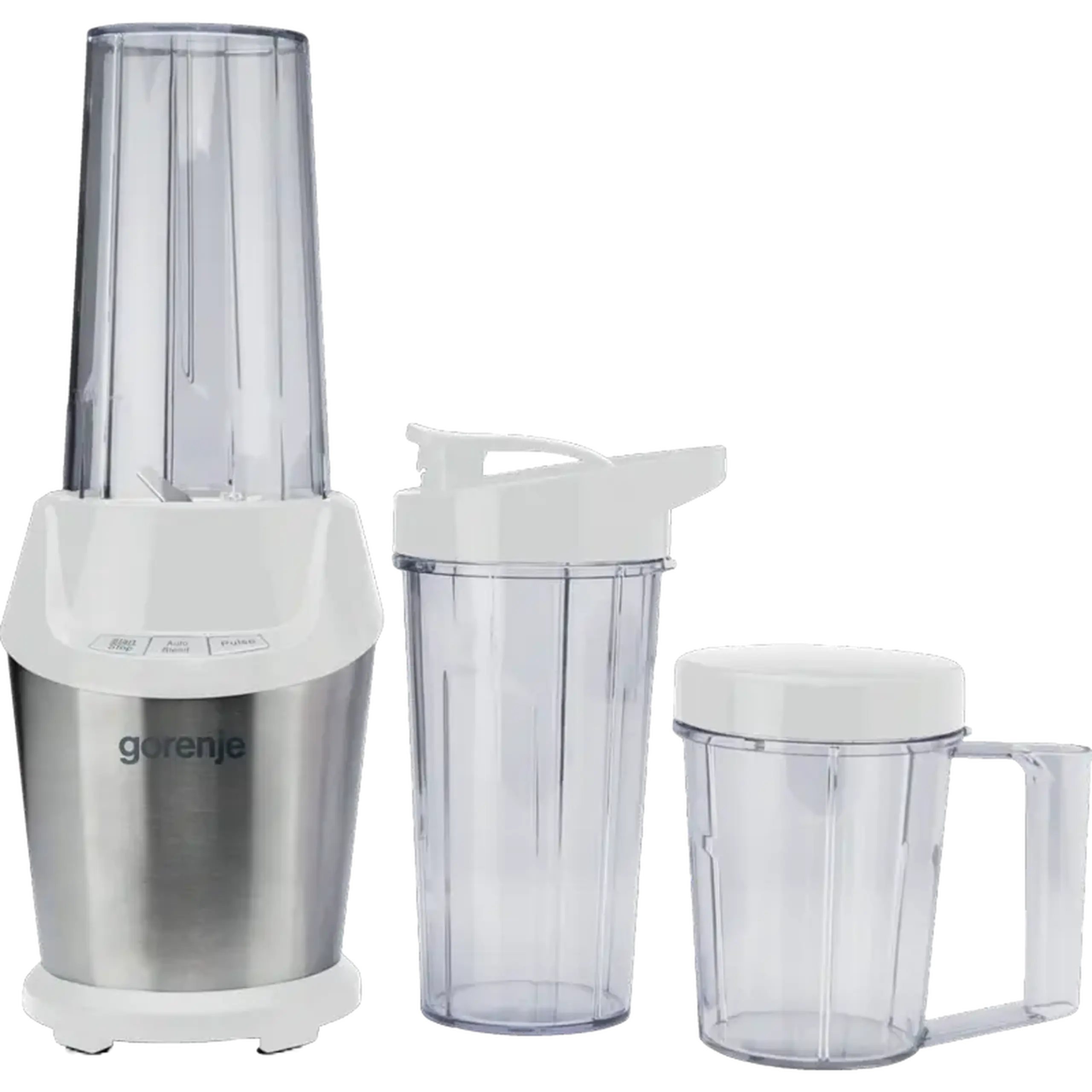 Blender staționar Gorenje BN1000E, Oțel Inoxidabil / Alb