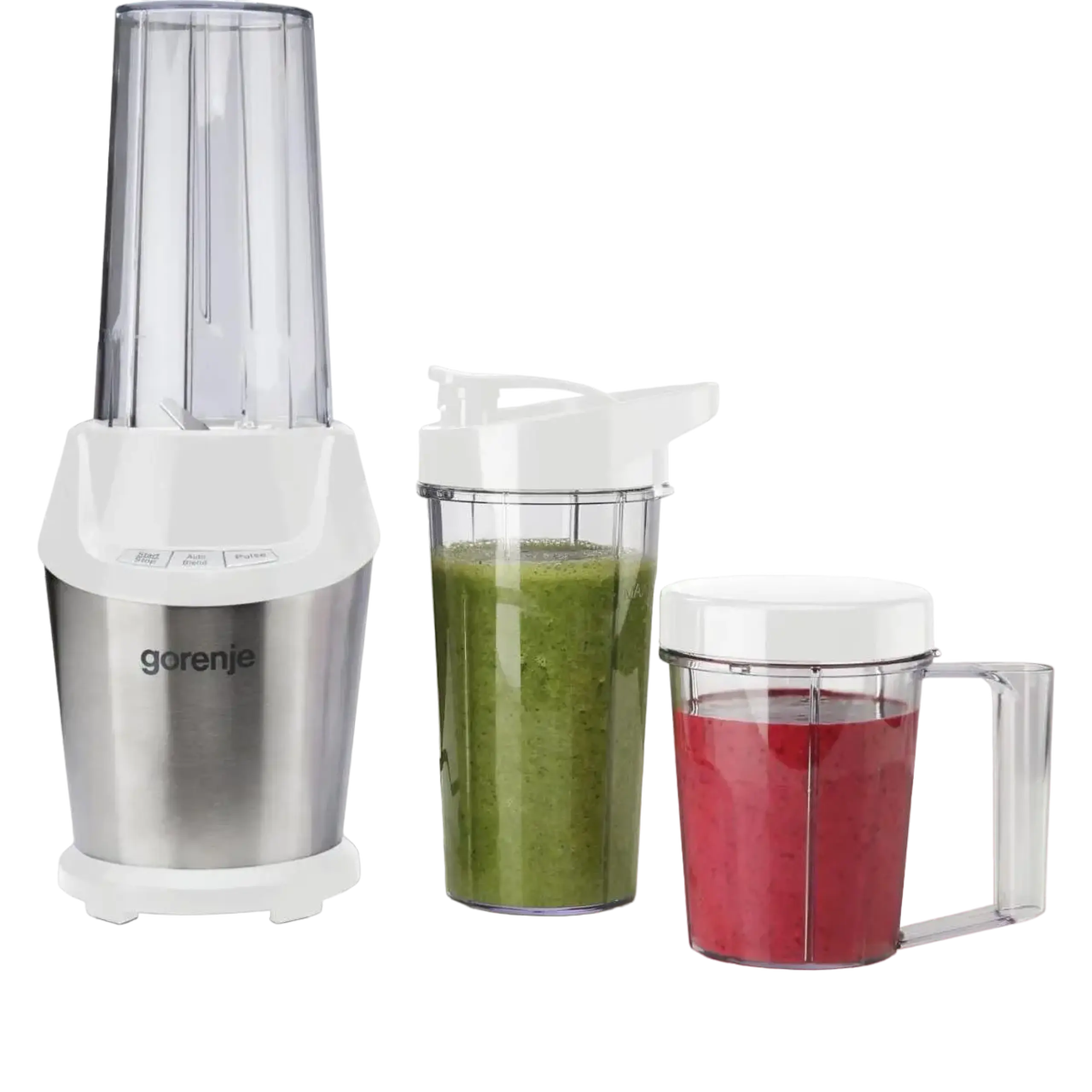Blender staționar Gorenje BN1000E, Oțel Inoxidabil / Alb
