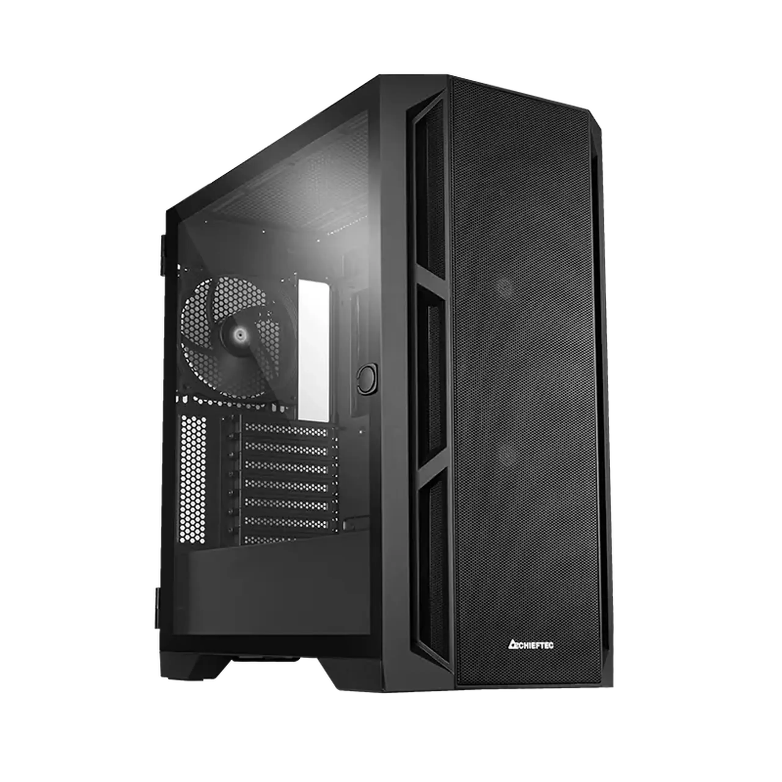 Carcasă PC Chieftec GA-01B-M-OP, Midi-Tower,, Negru