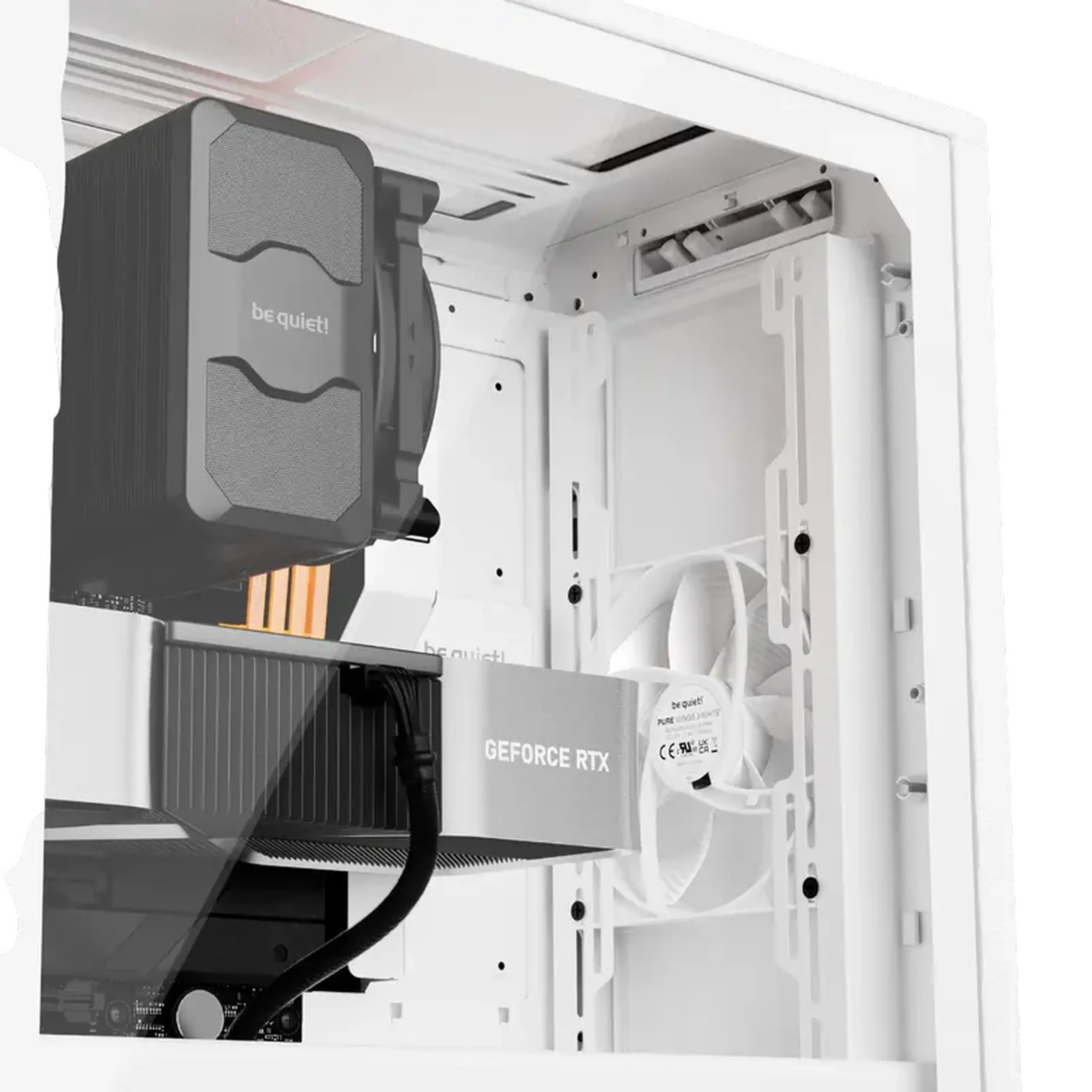 Carcasă PC be quiet! Pure Base 501 Airflow, Midi-Tower, Fără PSU, Alb