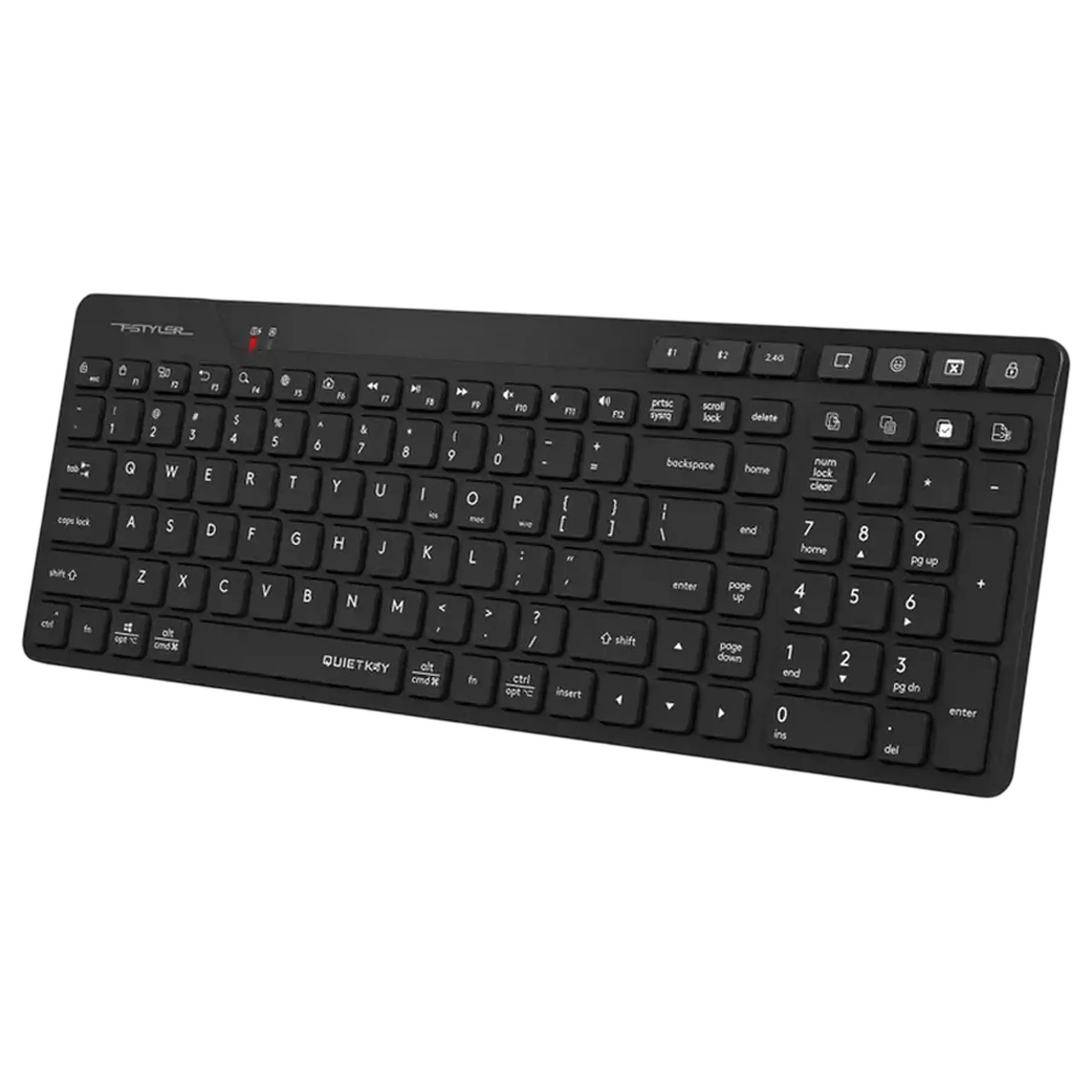 Tastatură A4Tech FBK27C AS, Fără fir, Negru