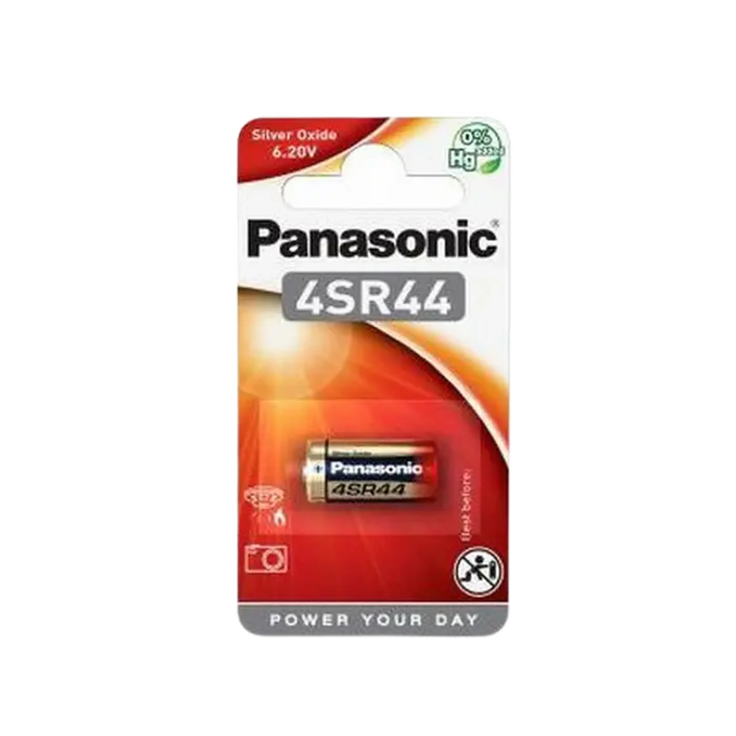 Baterii Panasonic 4SR-44EL, SR44, 160 mAh, 1 buc.