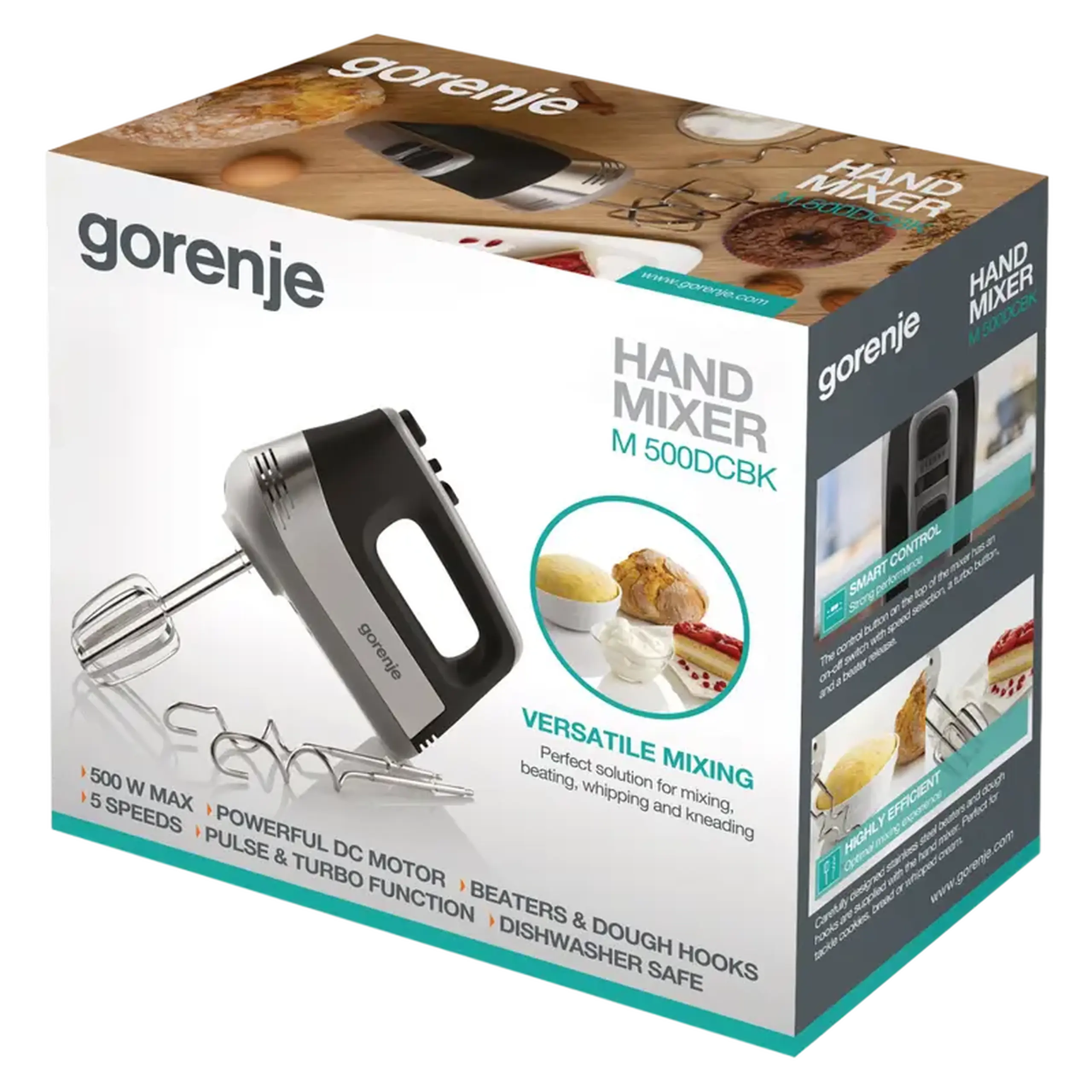 Mixer Manual Gorenje M500DCBK, Negru