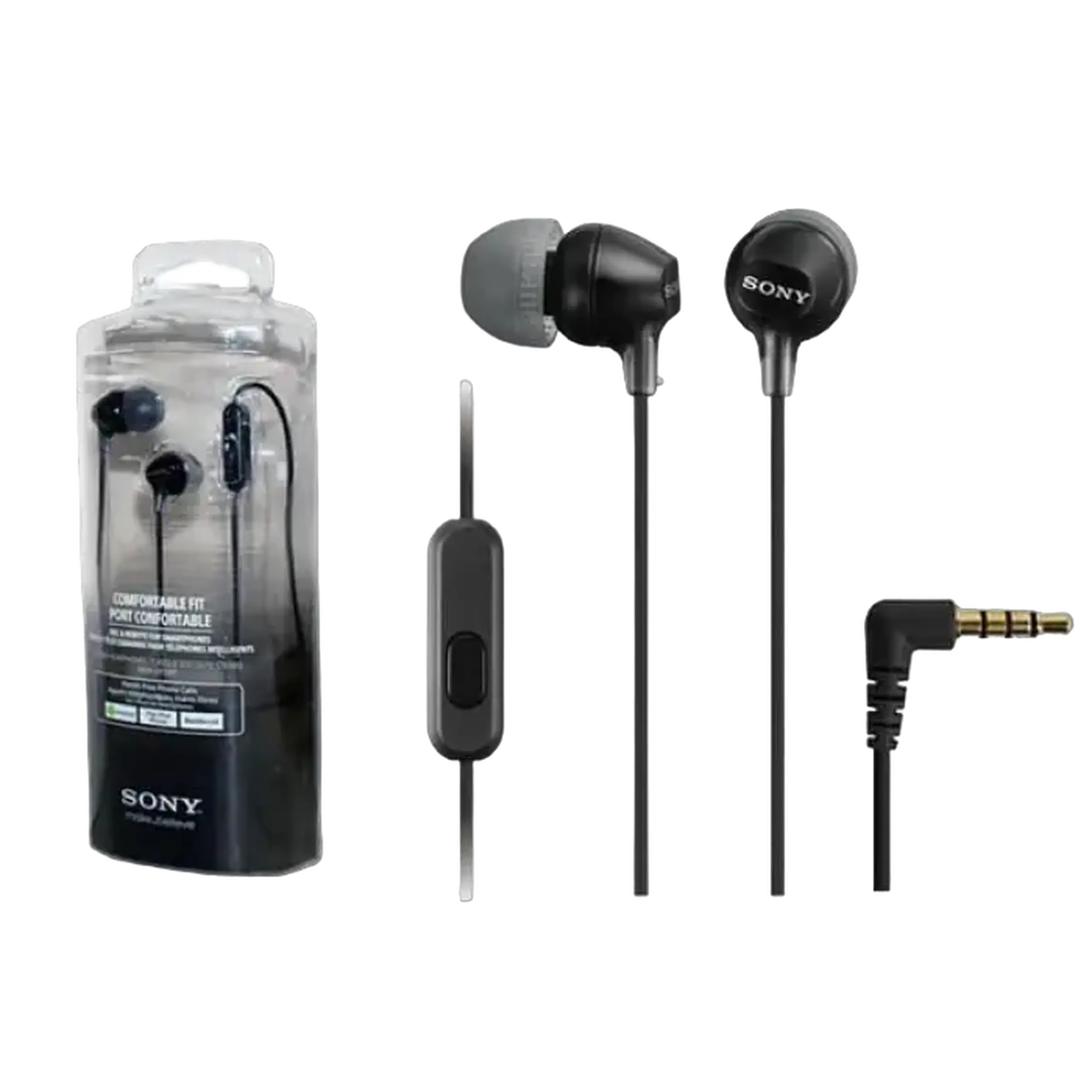 Căști SONY MDR-EX15AP, Negru