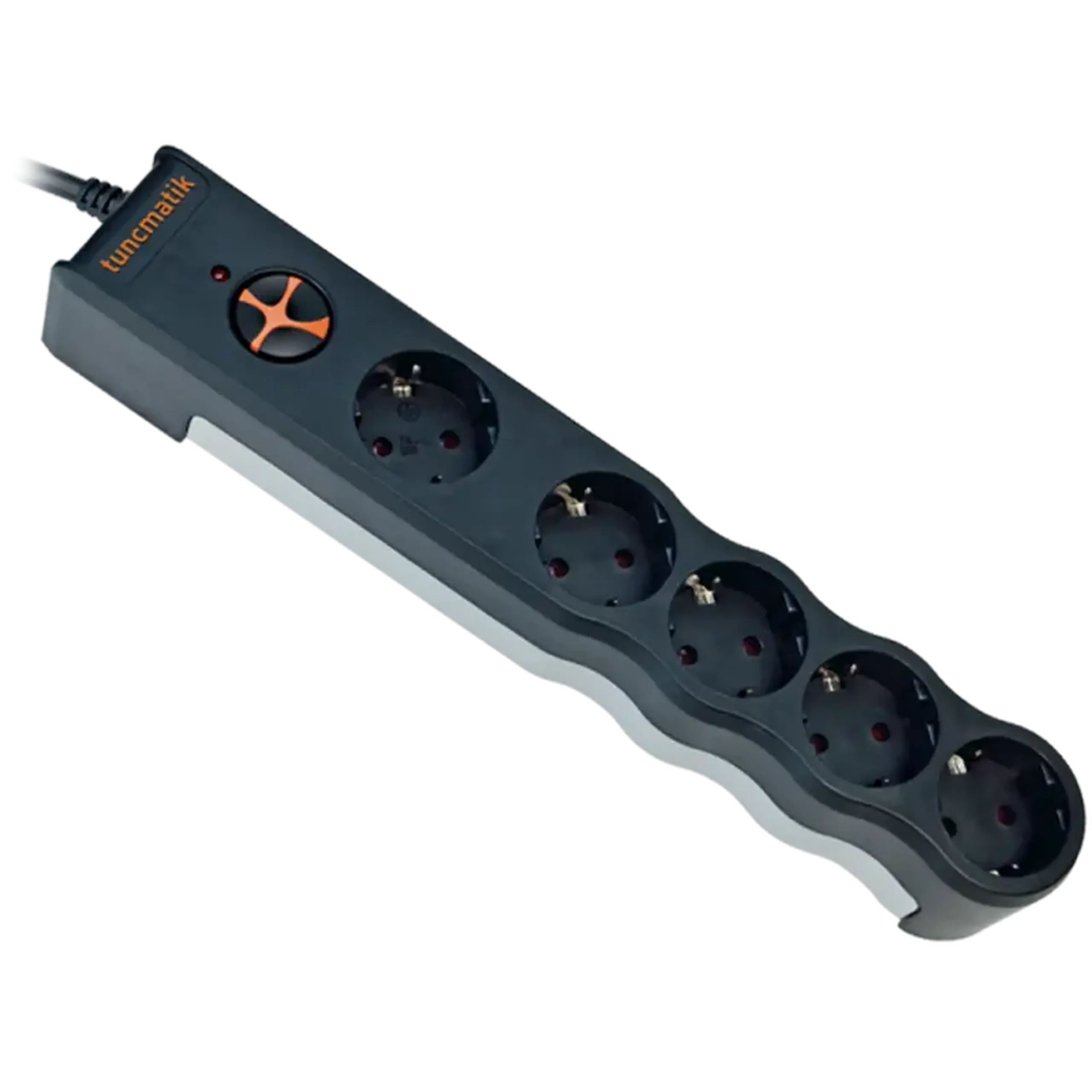Prelungitor electric Tuncmatik TSK6136, 5 Prize, 1,5m, Negru