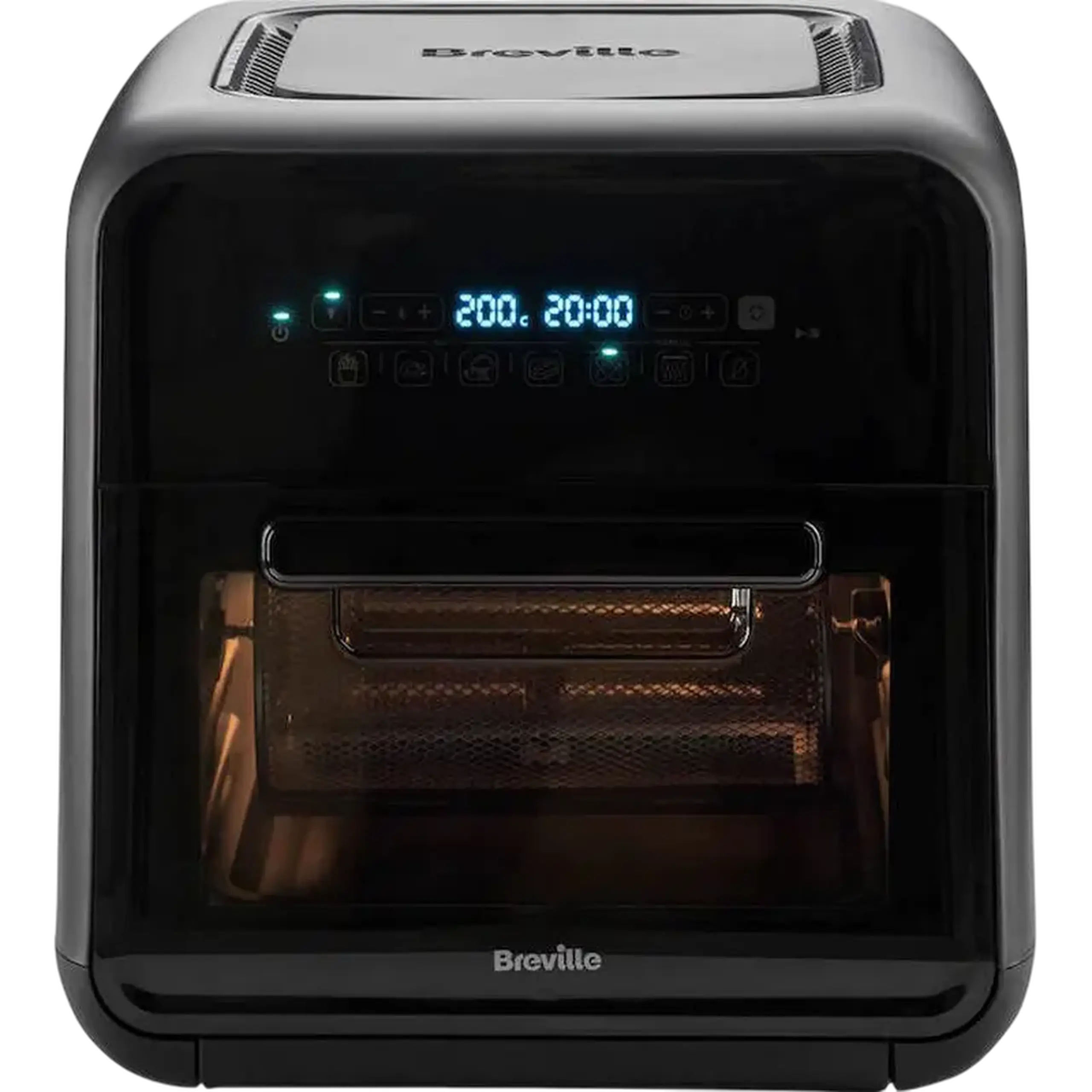 Friteuză cu aer cald Breville VDF127X-DIM, Negru