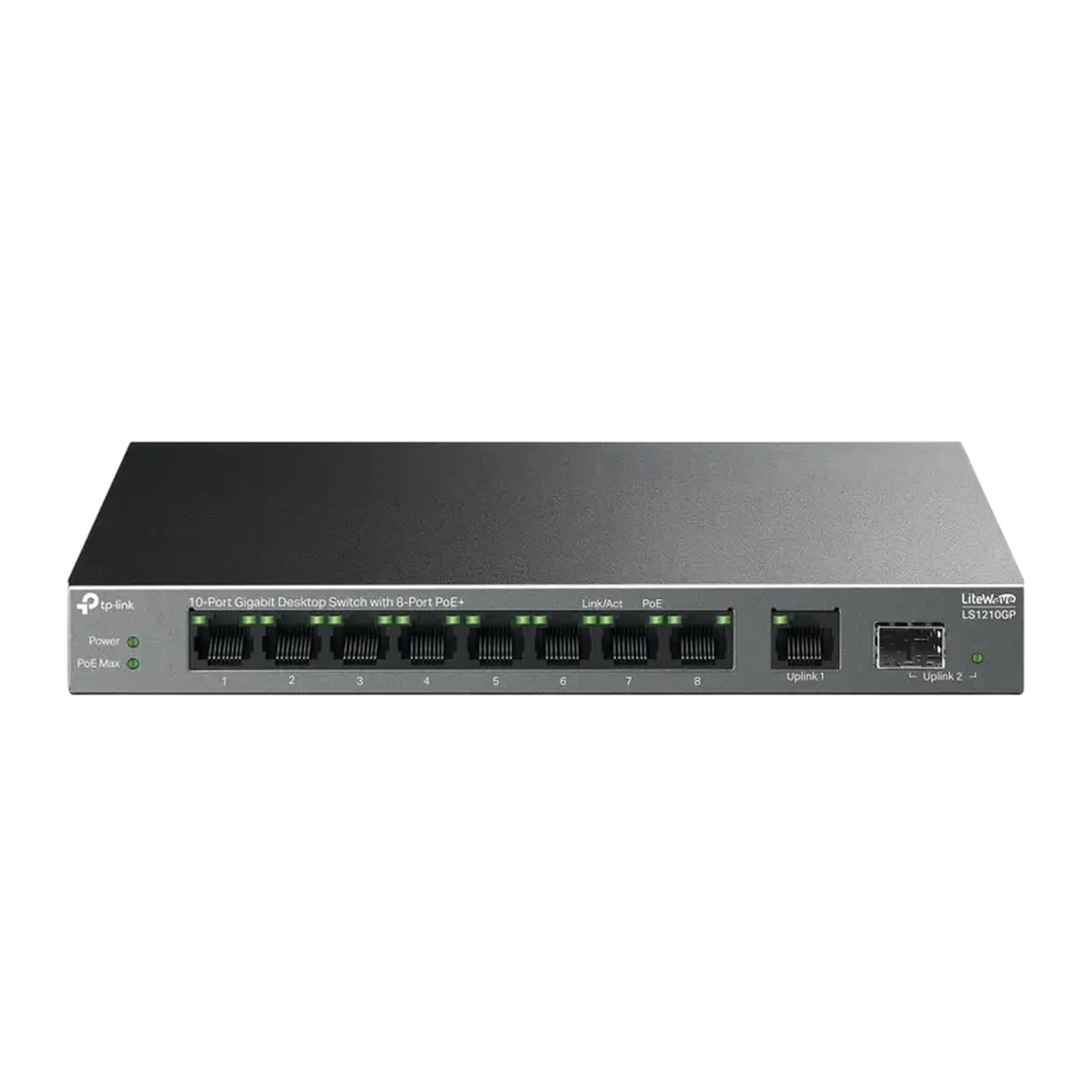 Comutator PoE TP-LINK LS1210GP, 802.3af/at PoE