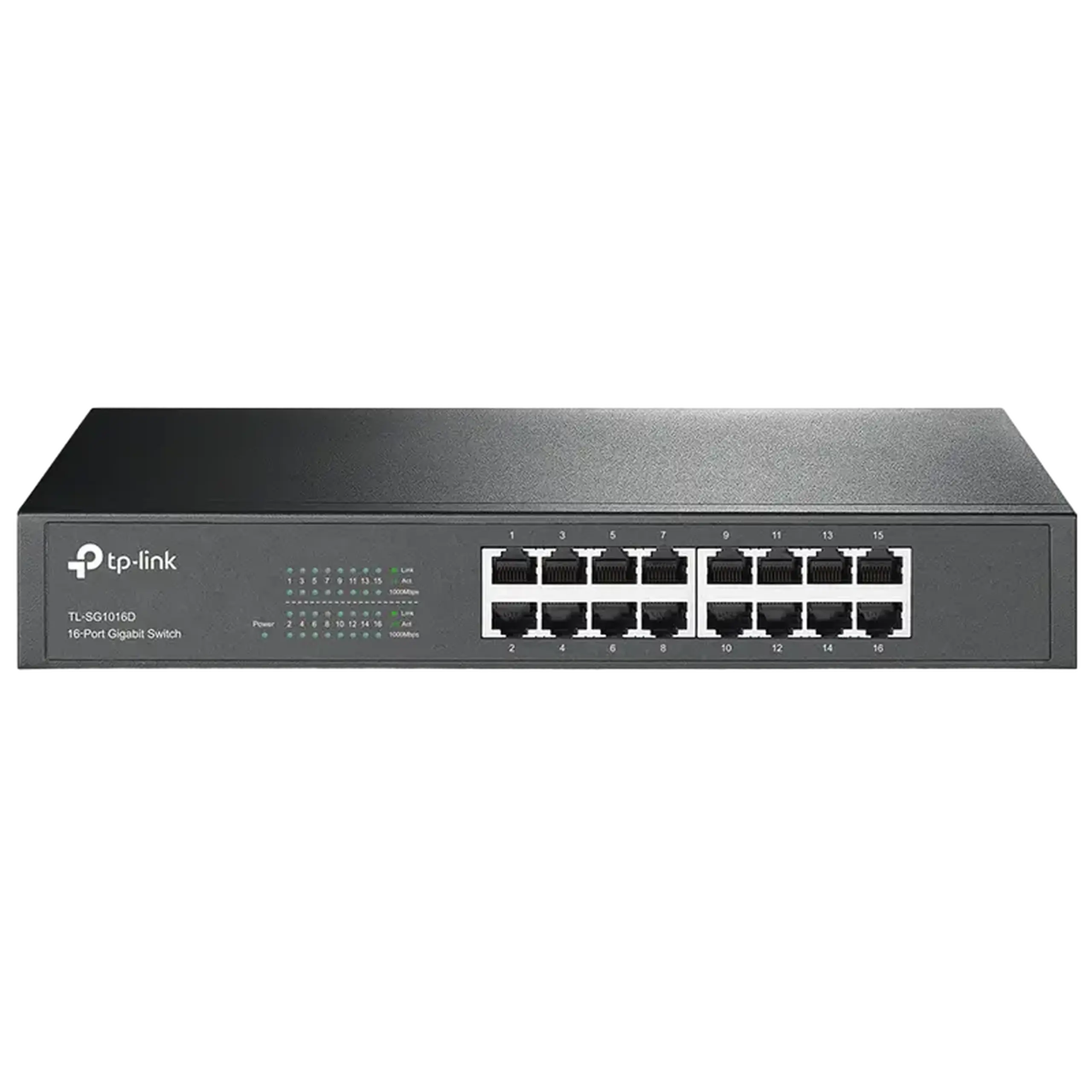 Switch de rețea TP-LINK TL-SG1016D, 16x 10/100/1000 Mbps