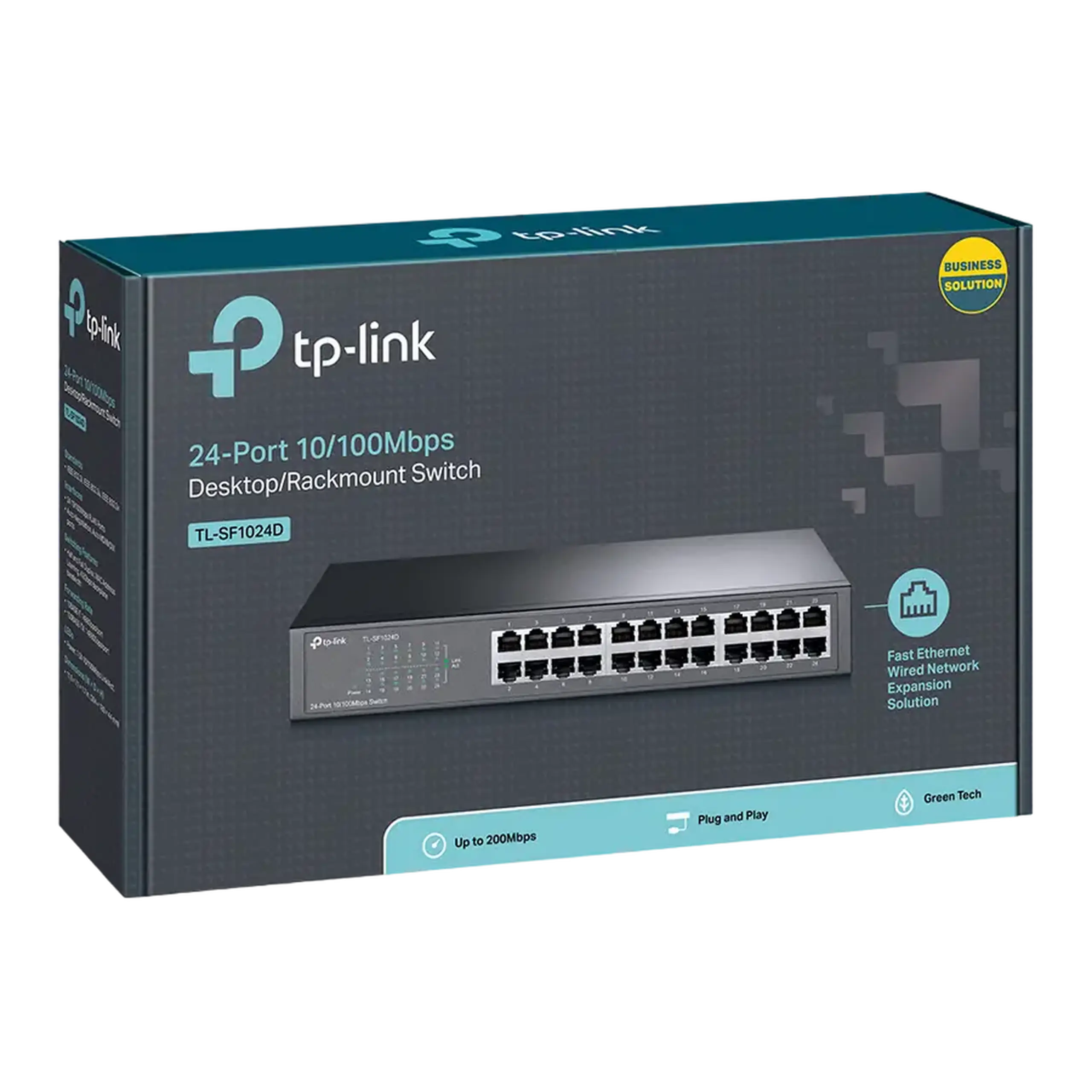 Switch de rețea TP-LINK TL-SF1024D, 24x 10/100 Mbps