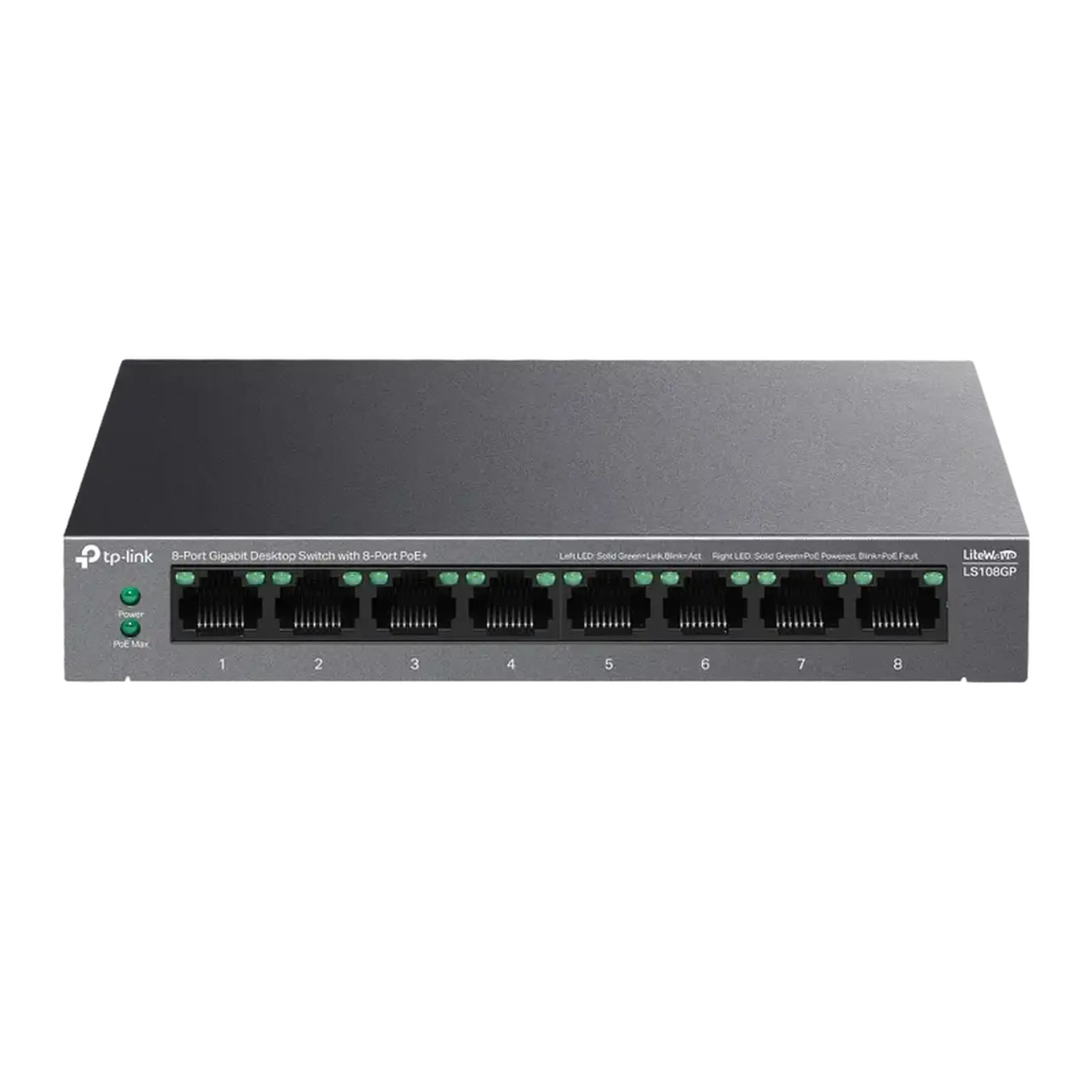 Comutator PoE TP-LINK LS108GP, 802.3af/at PoE+