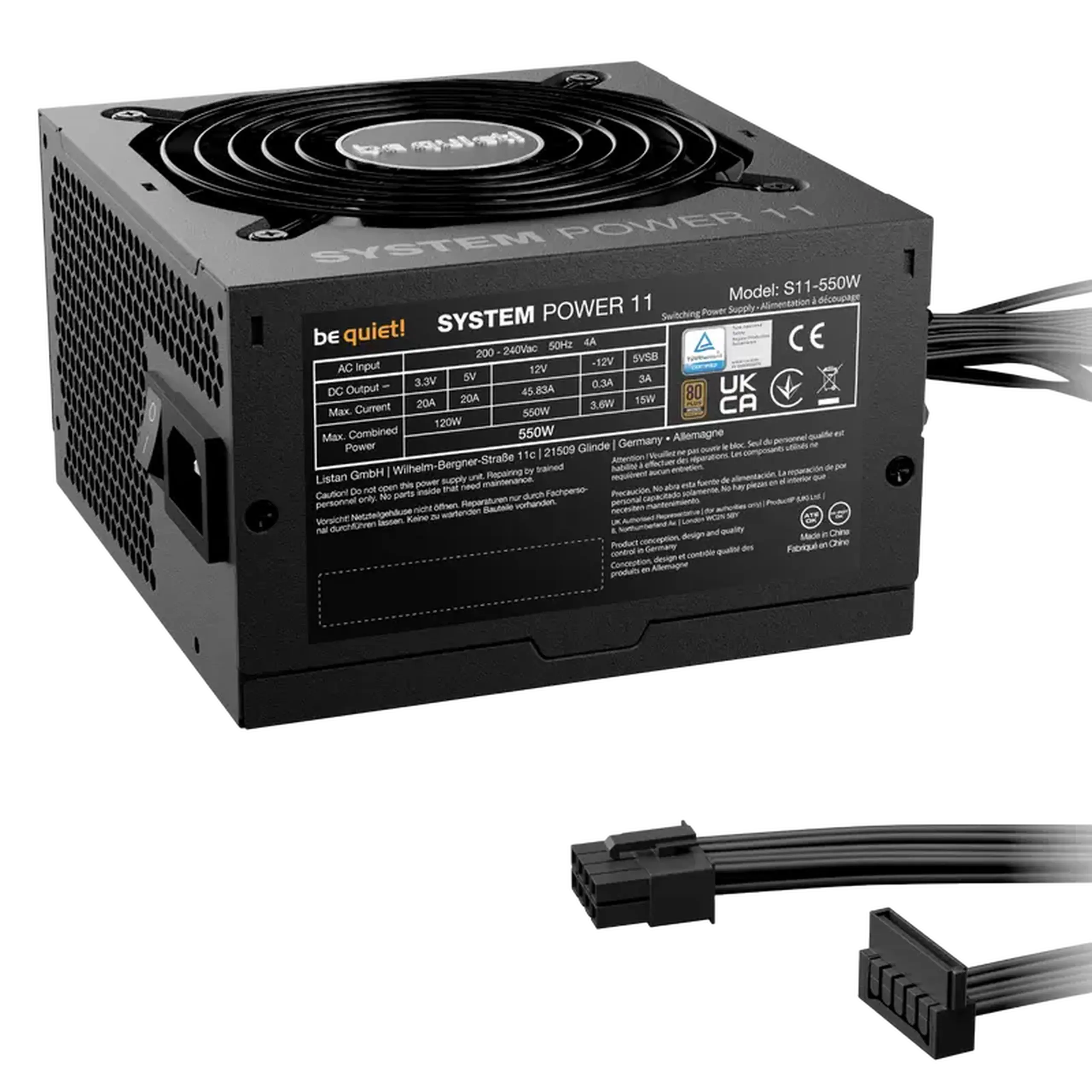 Sursă Alimentare PC be quiet! SYSTEM POWER 11, 550W, ATX