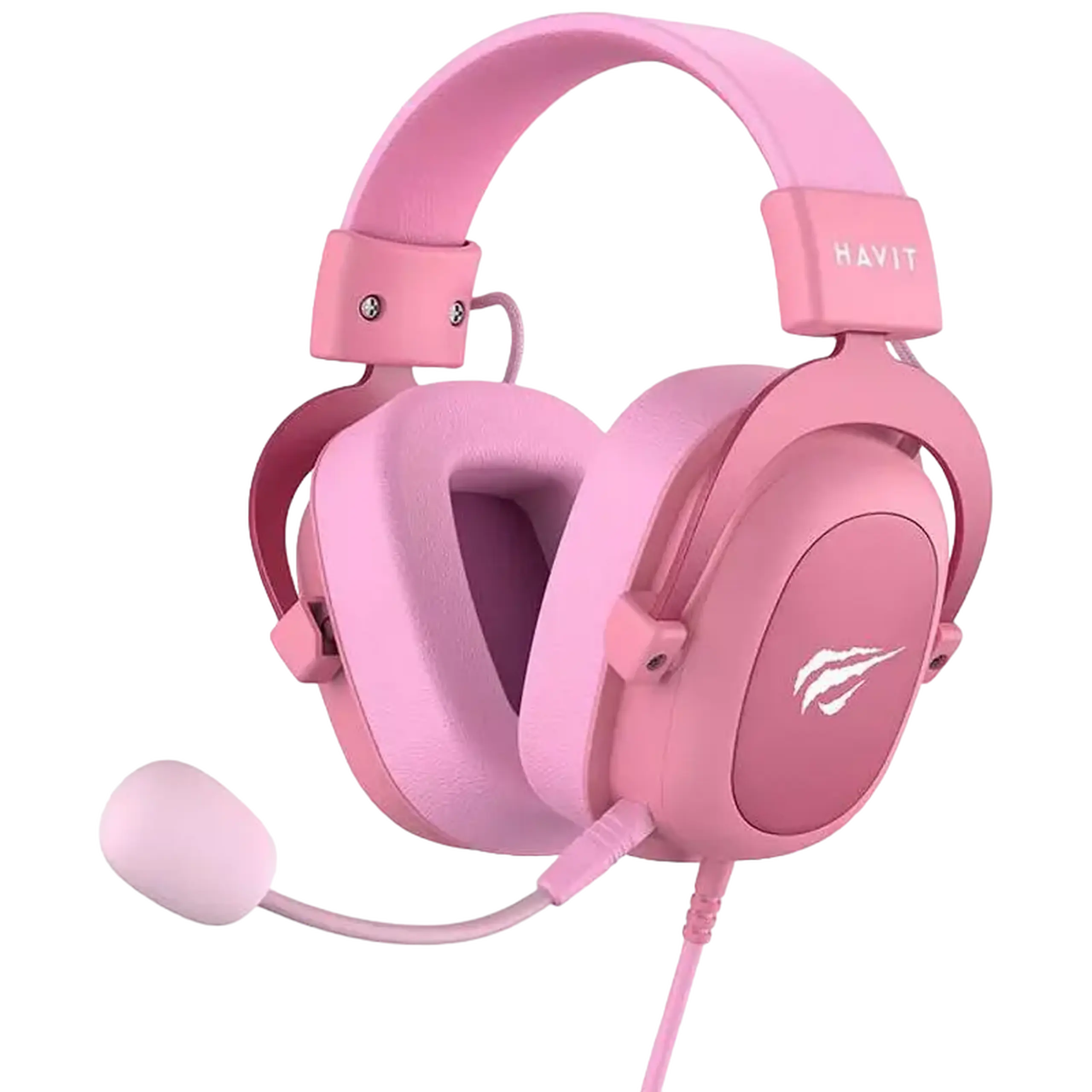 Căști gaming Havit H2002d, Cu fir, Roz