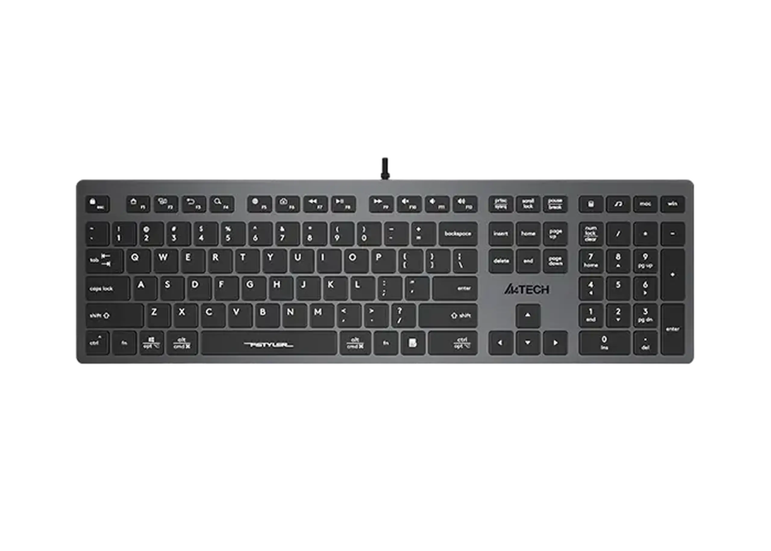 Tastatură A4Tech FX50, Cu fir, Negru