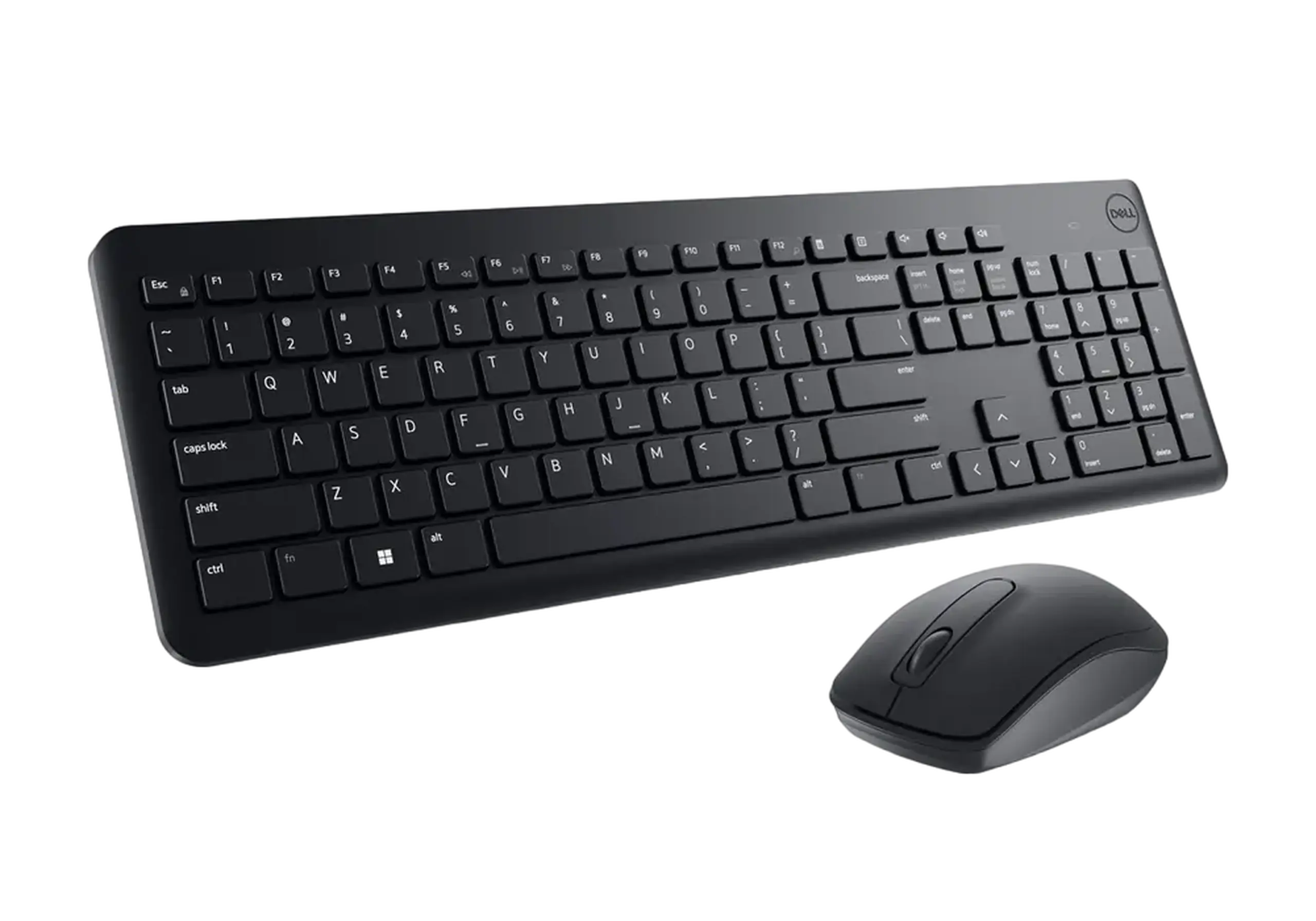 Set Tastatură + Mouse DELL KM3322, Fără fir, Negru