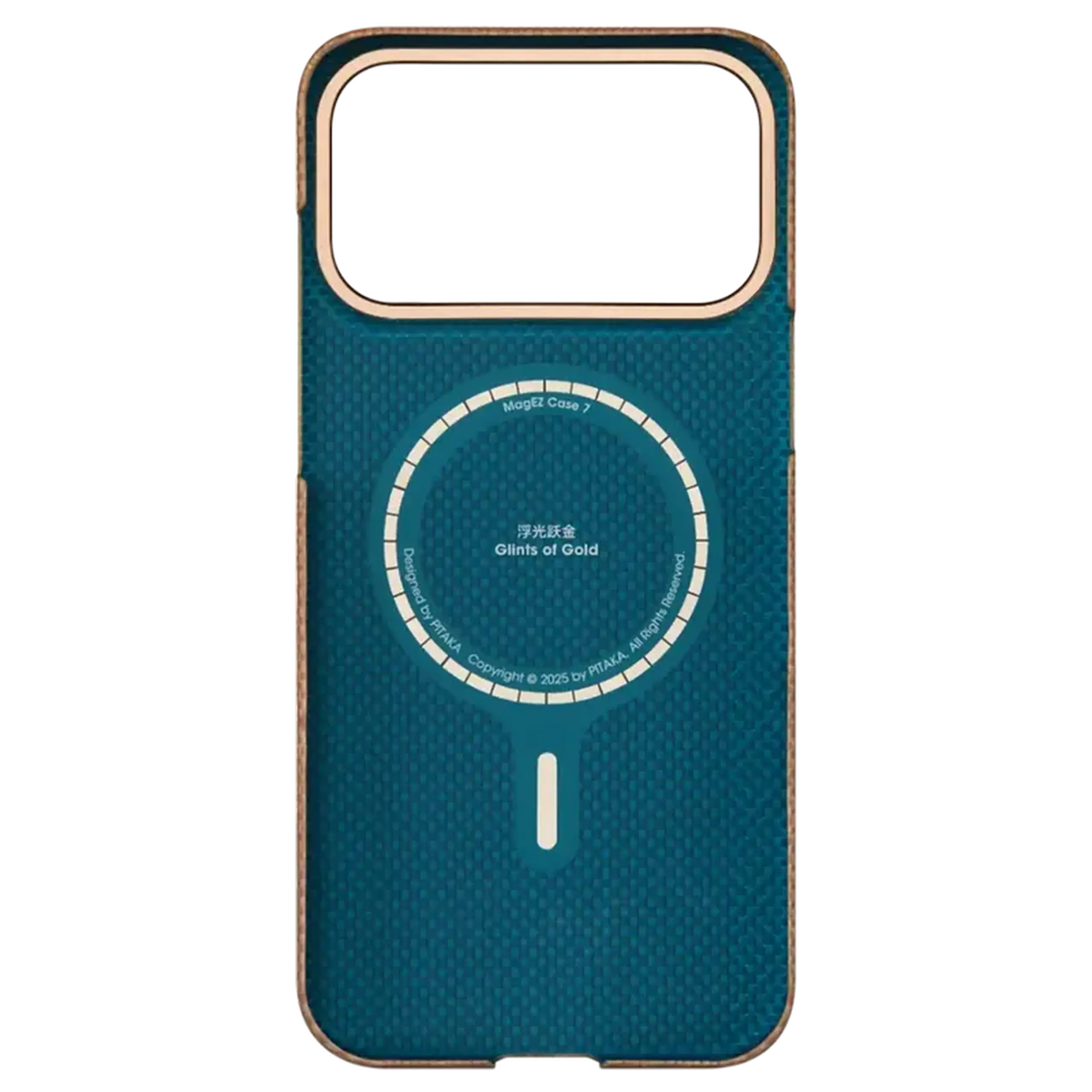 Husă Pitaka -Slim pentru Apple iPhone 17 Pro Max, Golden Glint