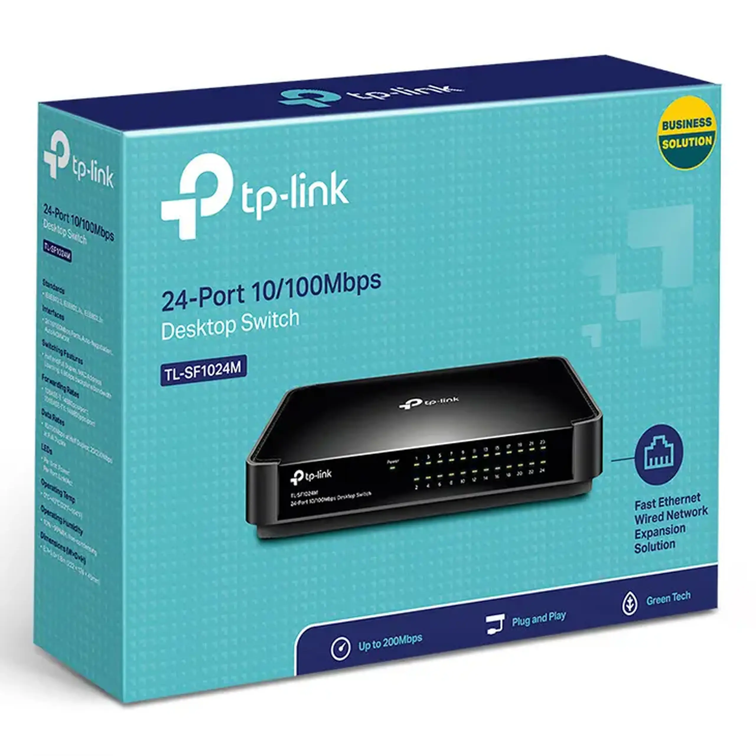 Switch de rețea TP-LINK TL-SF1024M, 24x 10/100 Mbps