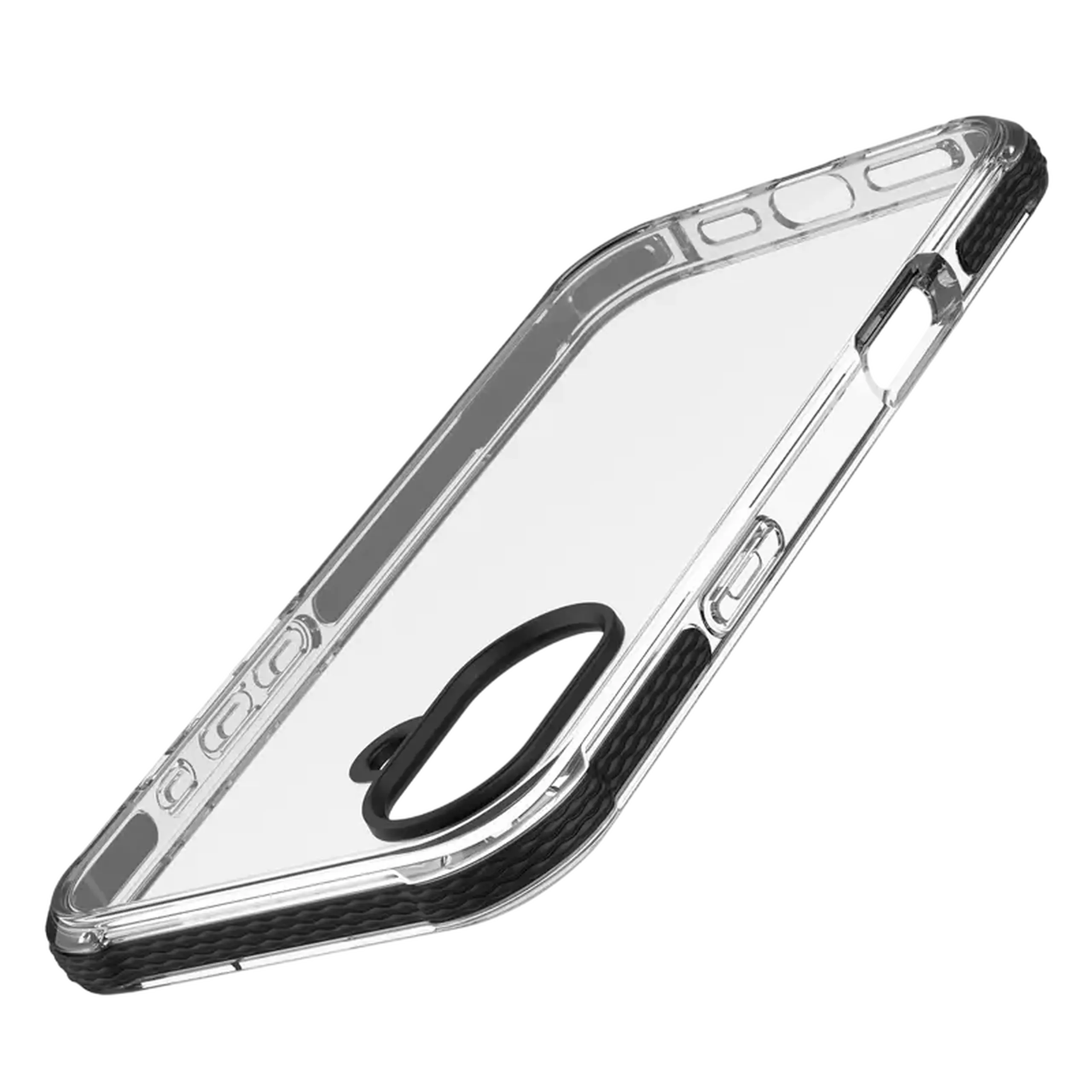 Husă Cellularline Tetra Force Strong Guard - iPhone 16, Transparent