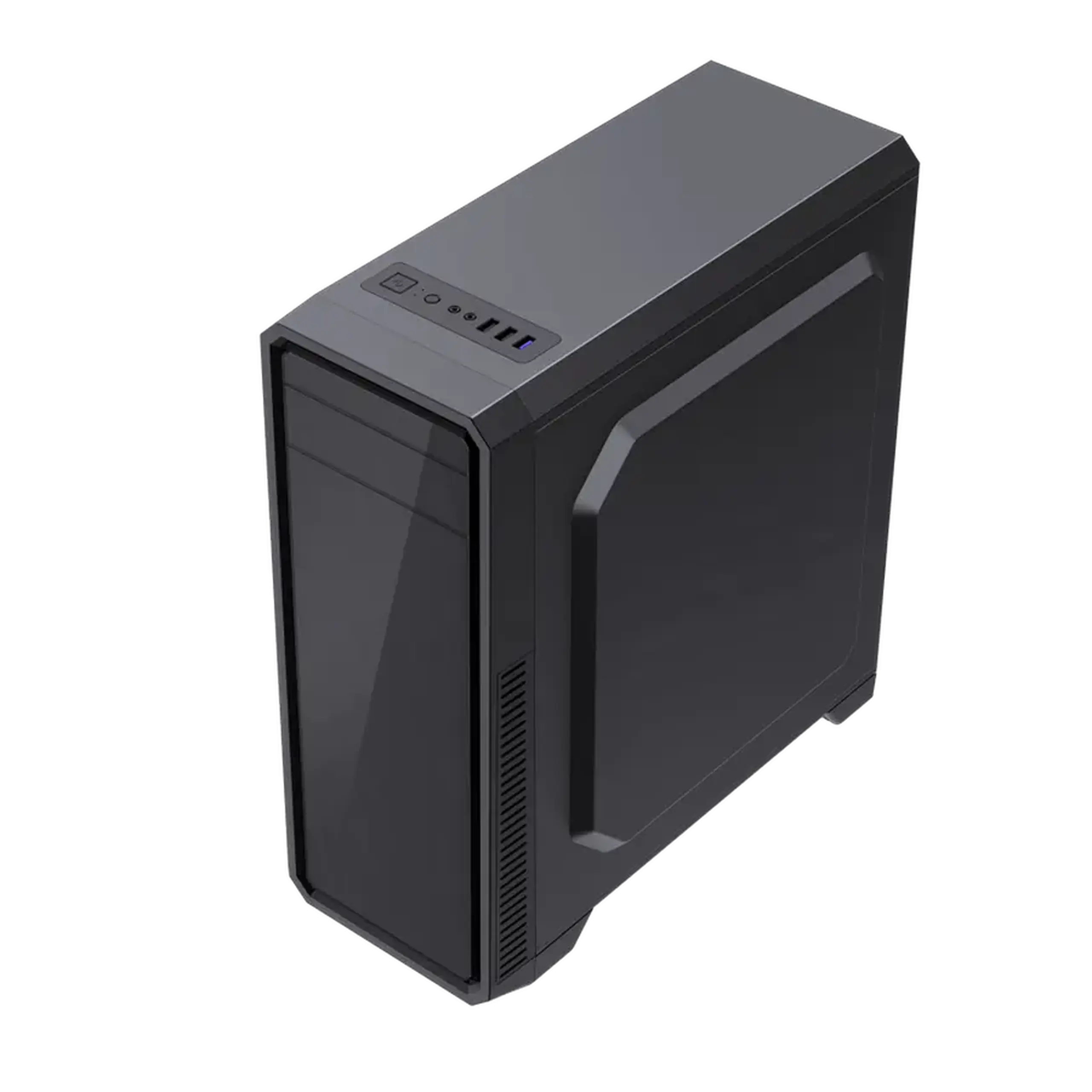 Carcasă PC Gamemax G561E-BK, Midi-Tower, Fără PSU, Negru