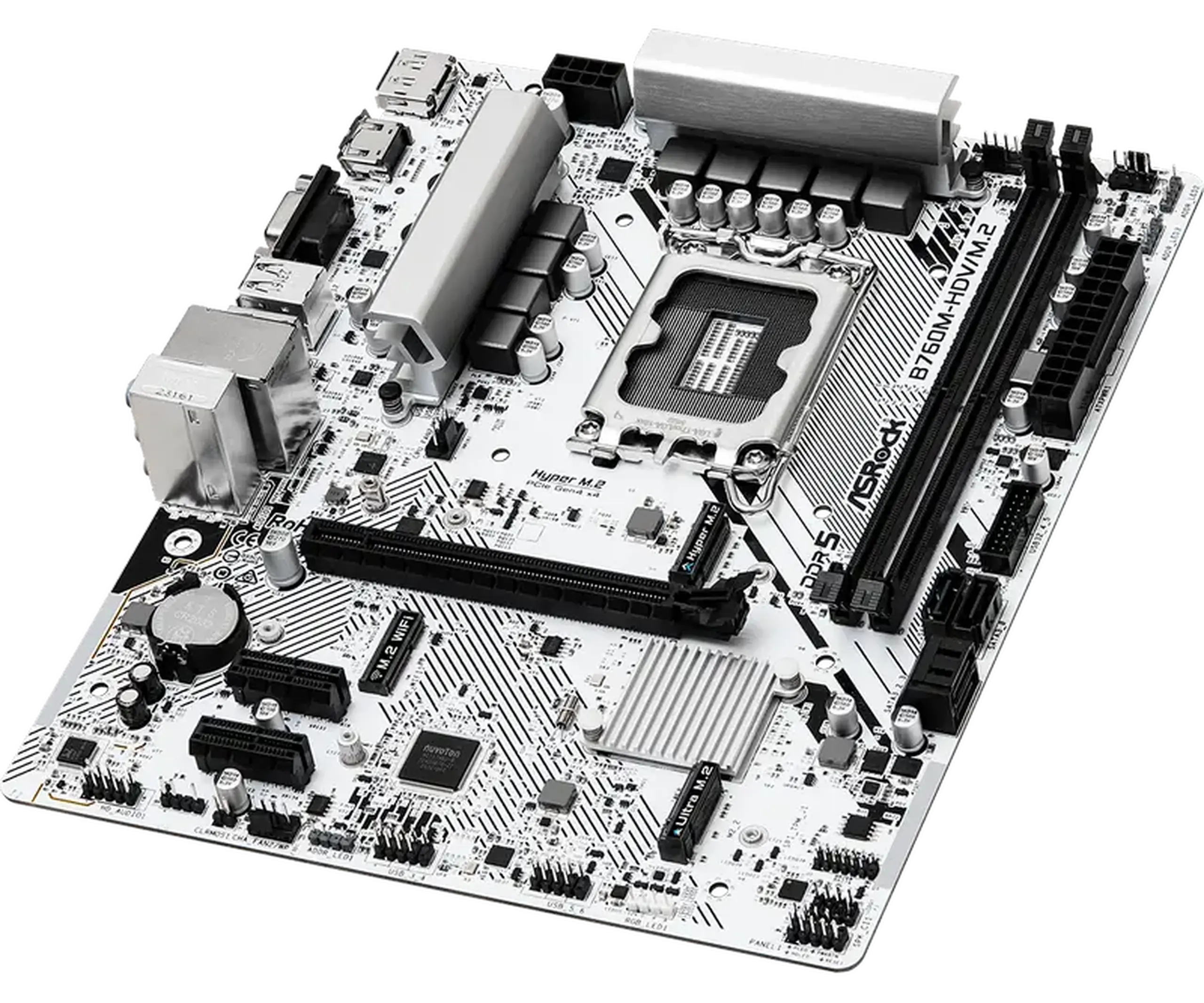 Placă de bază ASRock B760M-HDV/M.2, LGA1700, Intel B760, Micro-ATX