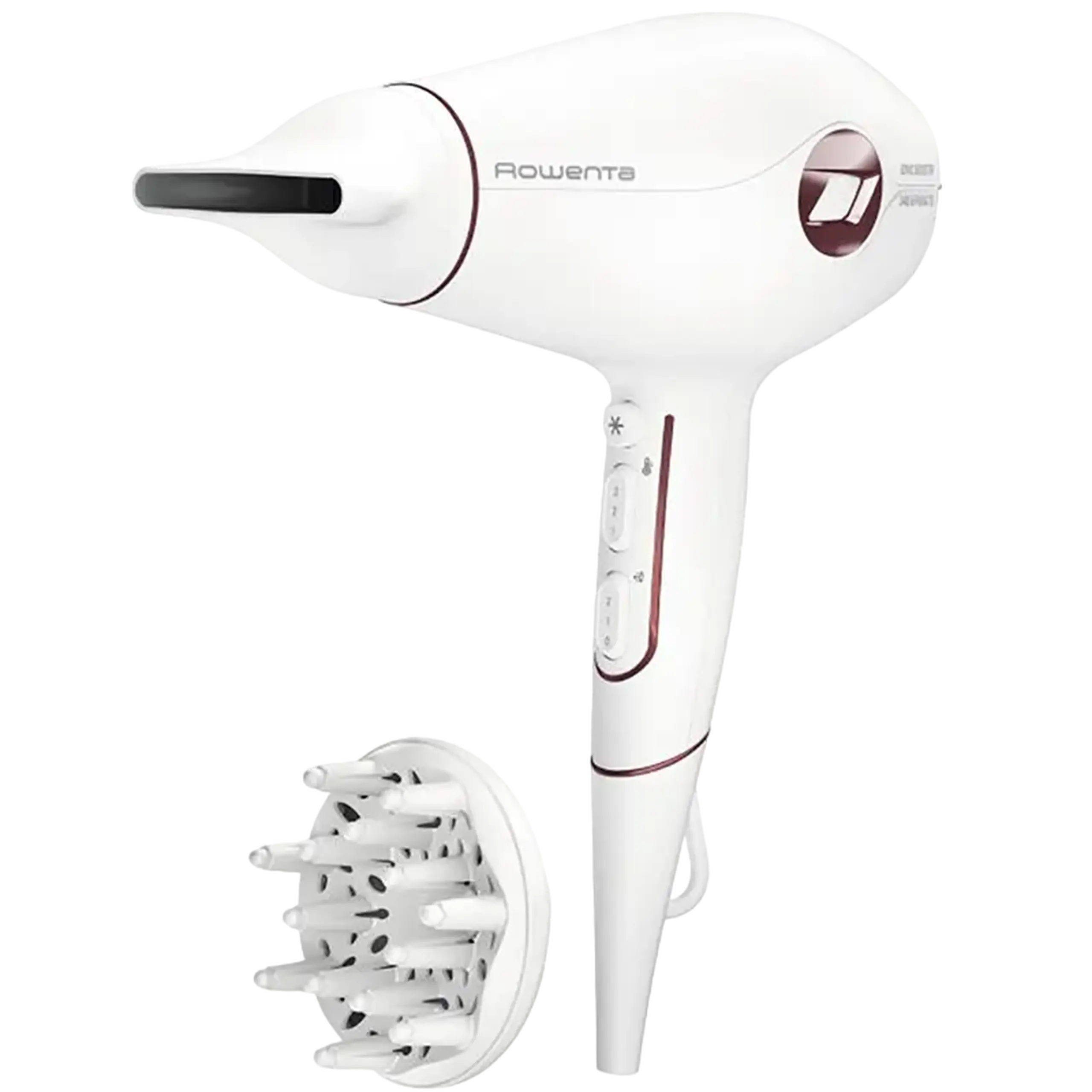Uscător de păr Rowenta Volumizer CV6135F0, 1780 W, Alb