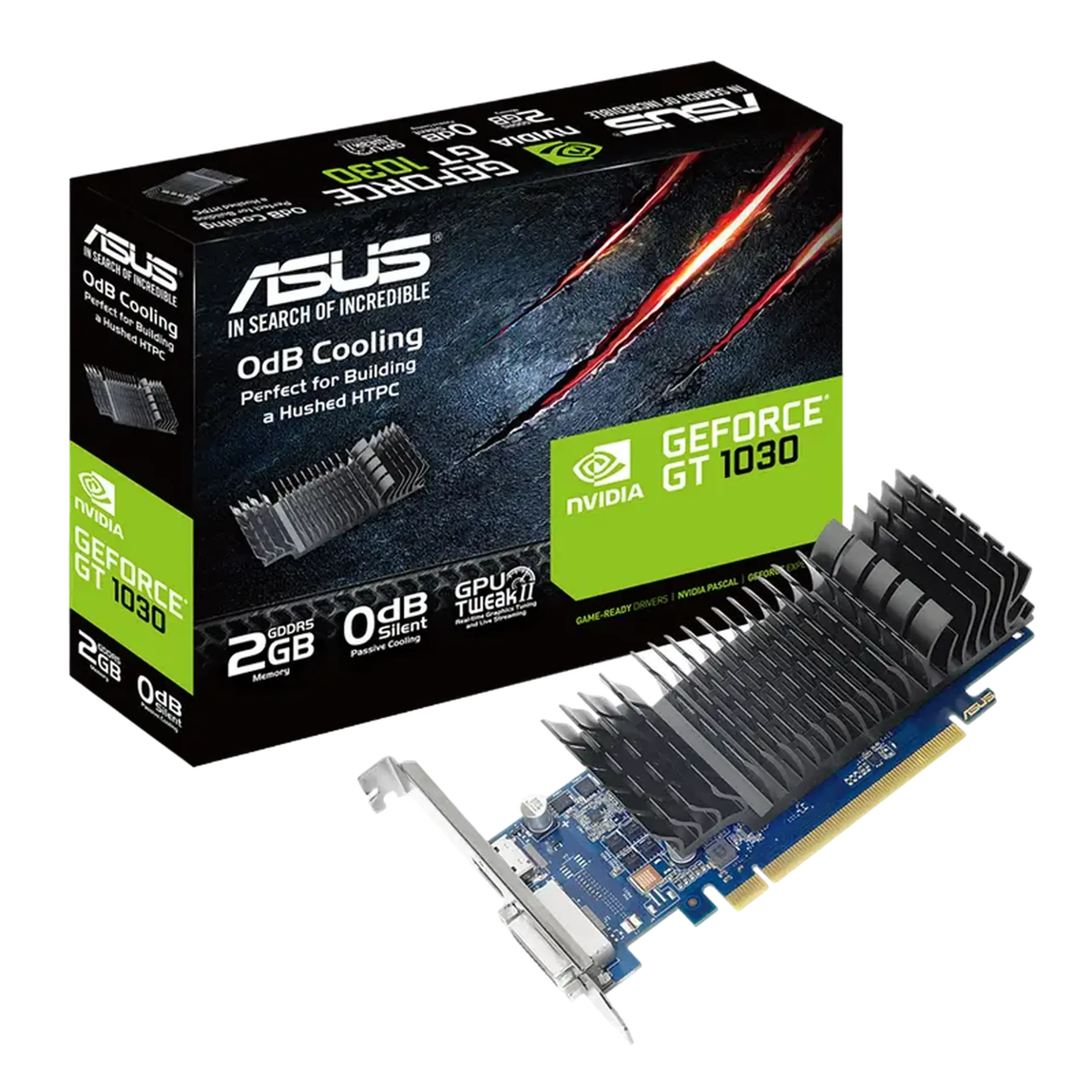 Placă Video ASUS GT1030-SL-2G-BRK, 2GB GDDR5 64bit