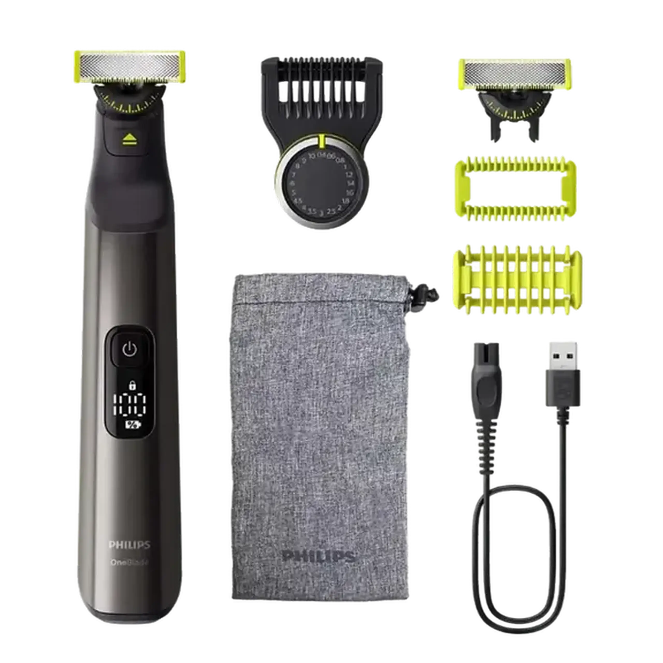 Trimmer pentru bărbați Philips QP6552/15, Oțel inoxidabil