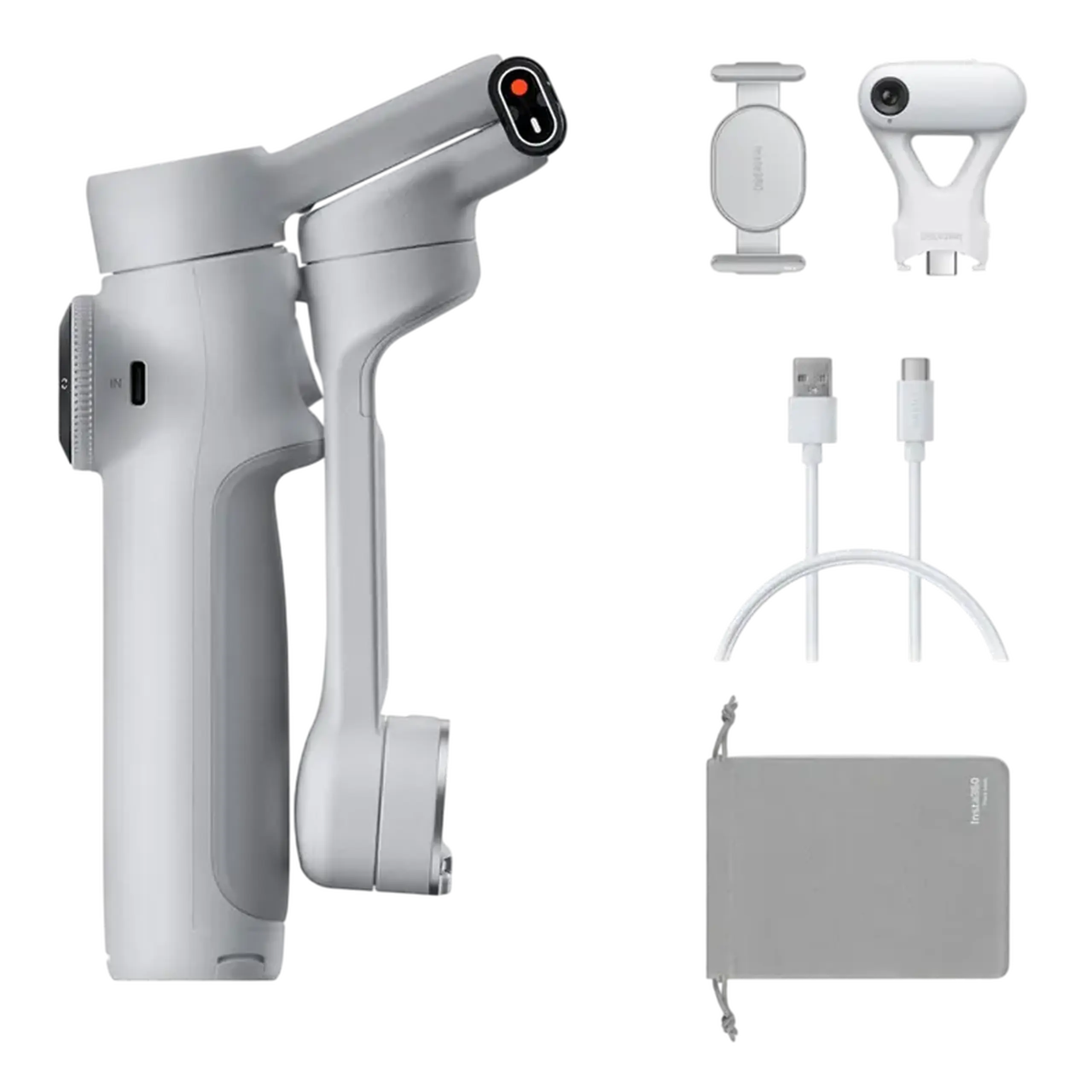 Selfie Stick Insta360 Flow 2 AI Tracker Bundle, Gri