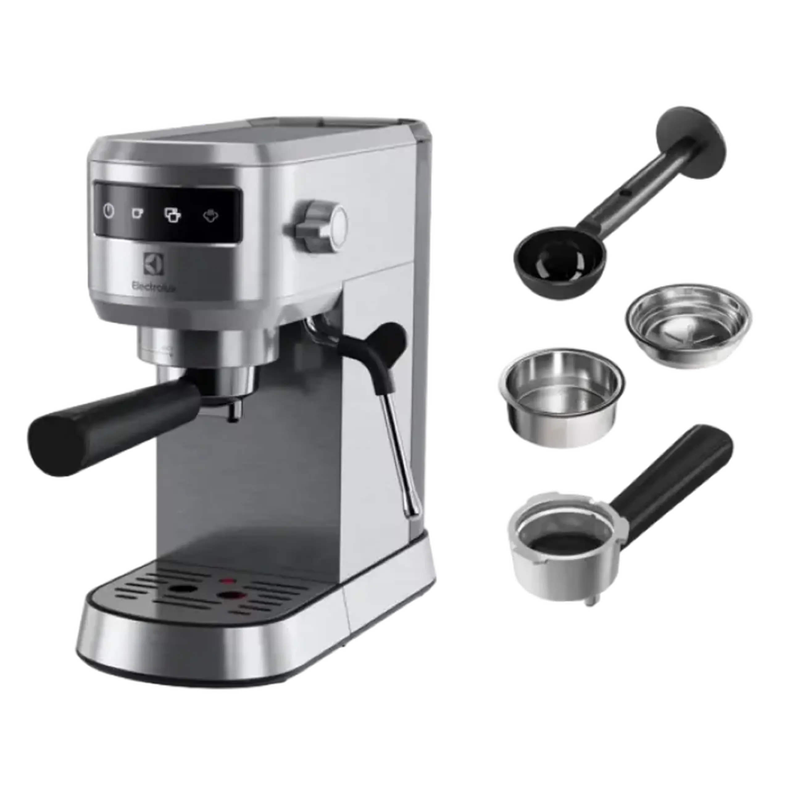 Cafetiera manuala Electrolux E6EC1-6ST, 1450W, Oțel inoxidabil
