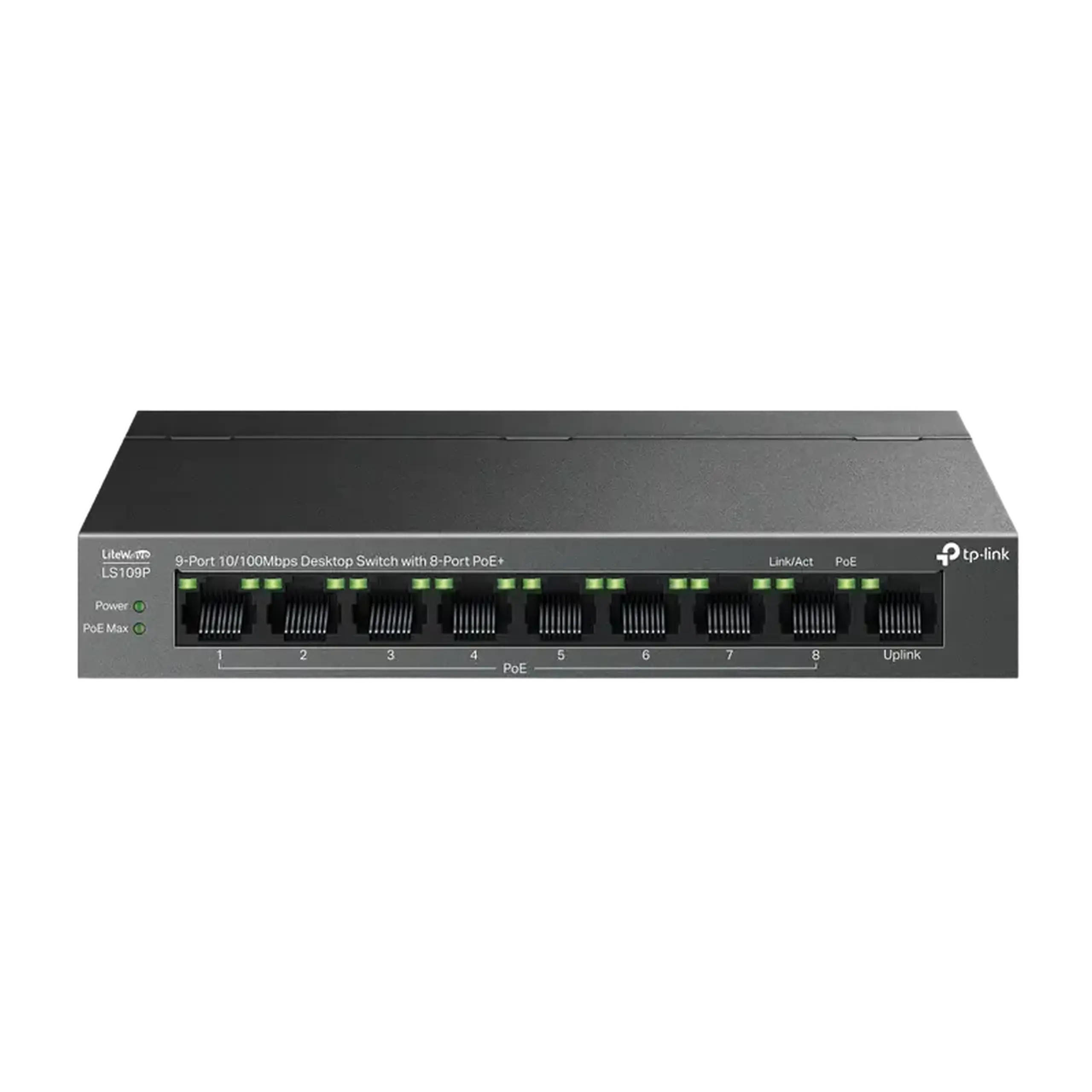 Comutator PoE TP-LINK LS109P, 8x IEEE 802.3af/at