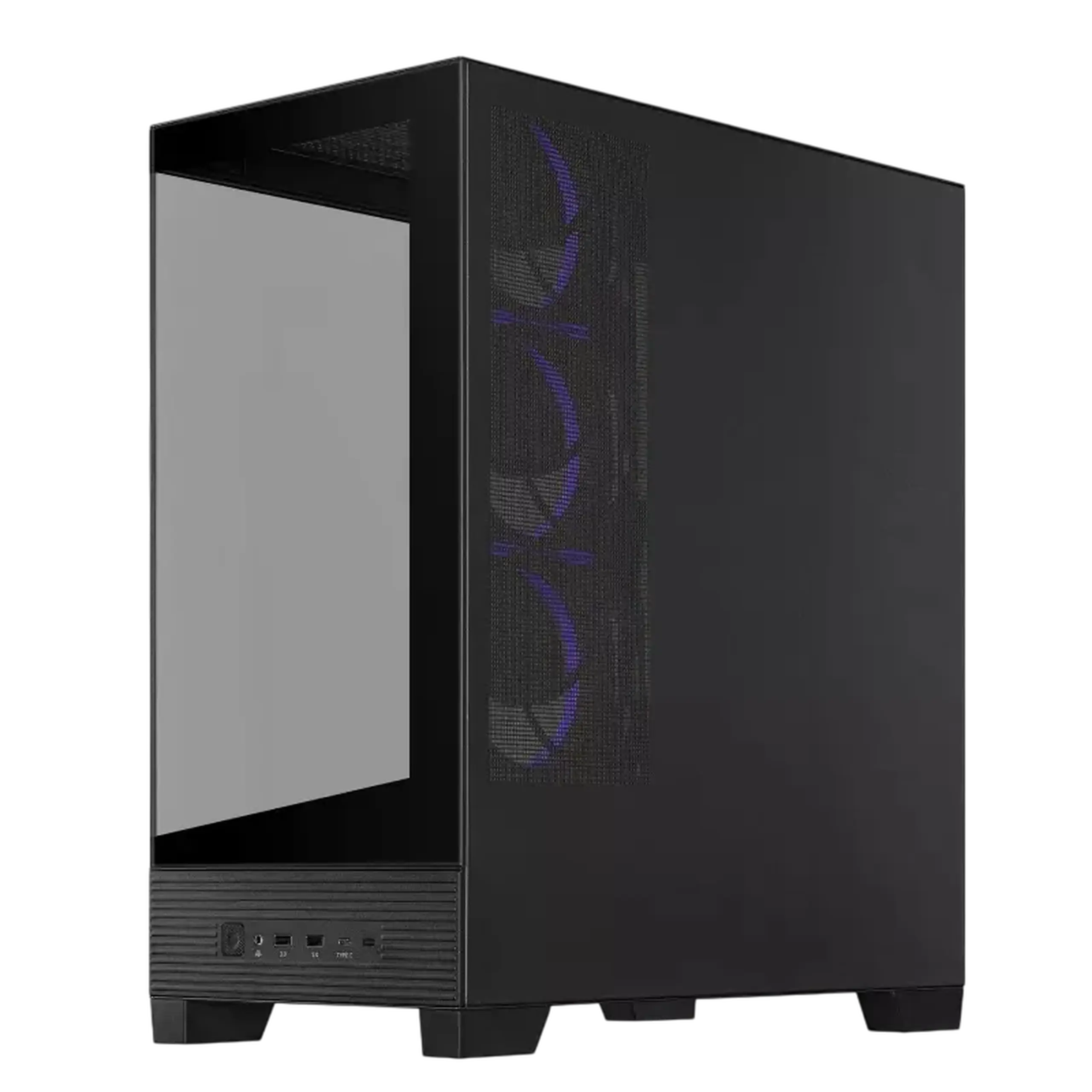 Carcasă PC ASUS A31 PLUS TG ARGB, Midi-Tower, Negru