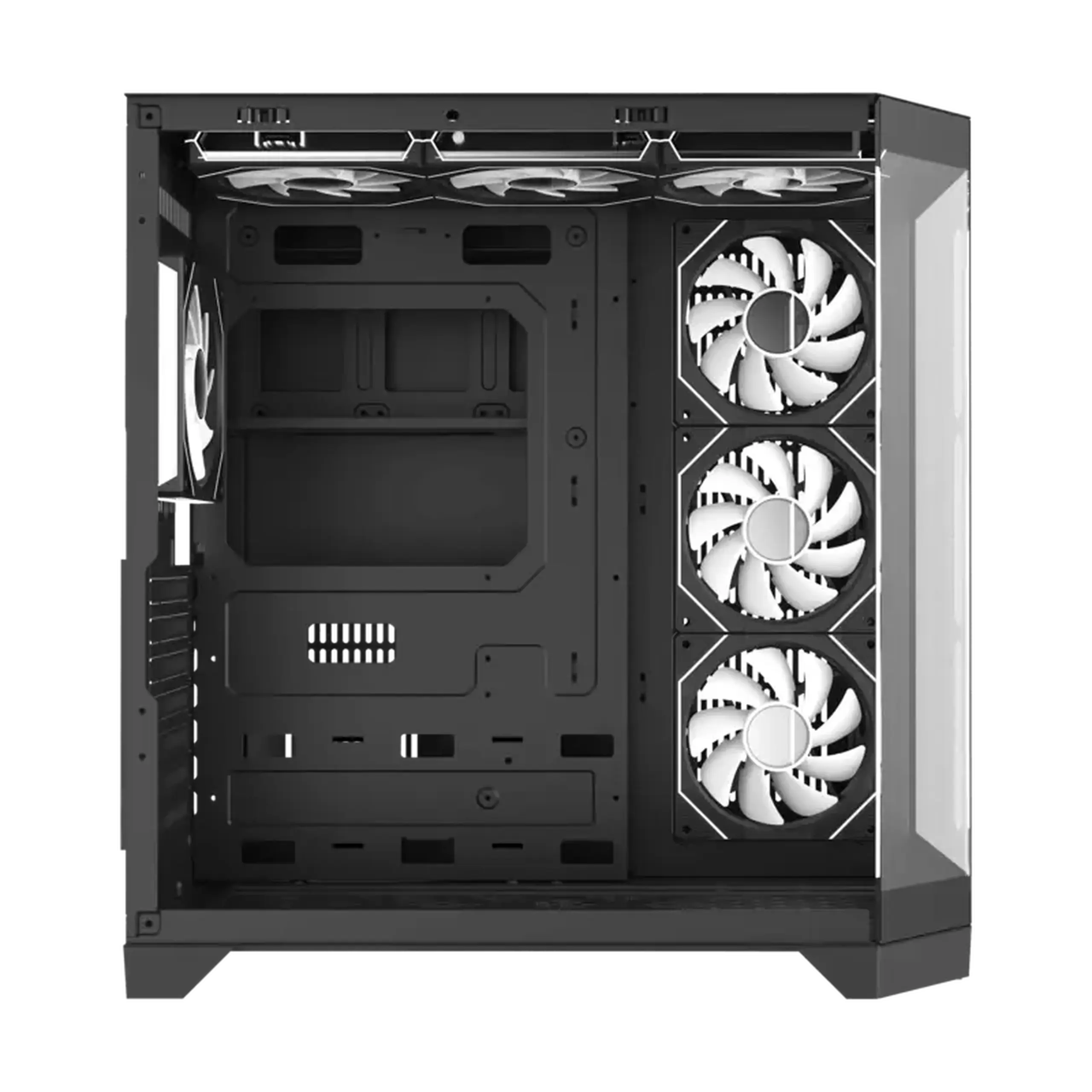 Carcasă PC Gamemax HYPE-A, Midi-Tower, Fără PSU, Negru
