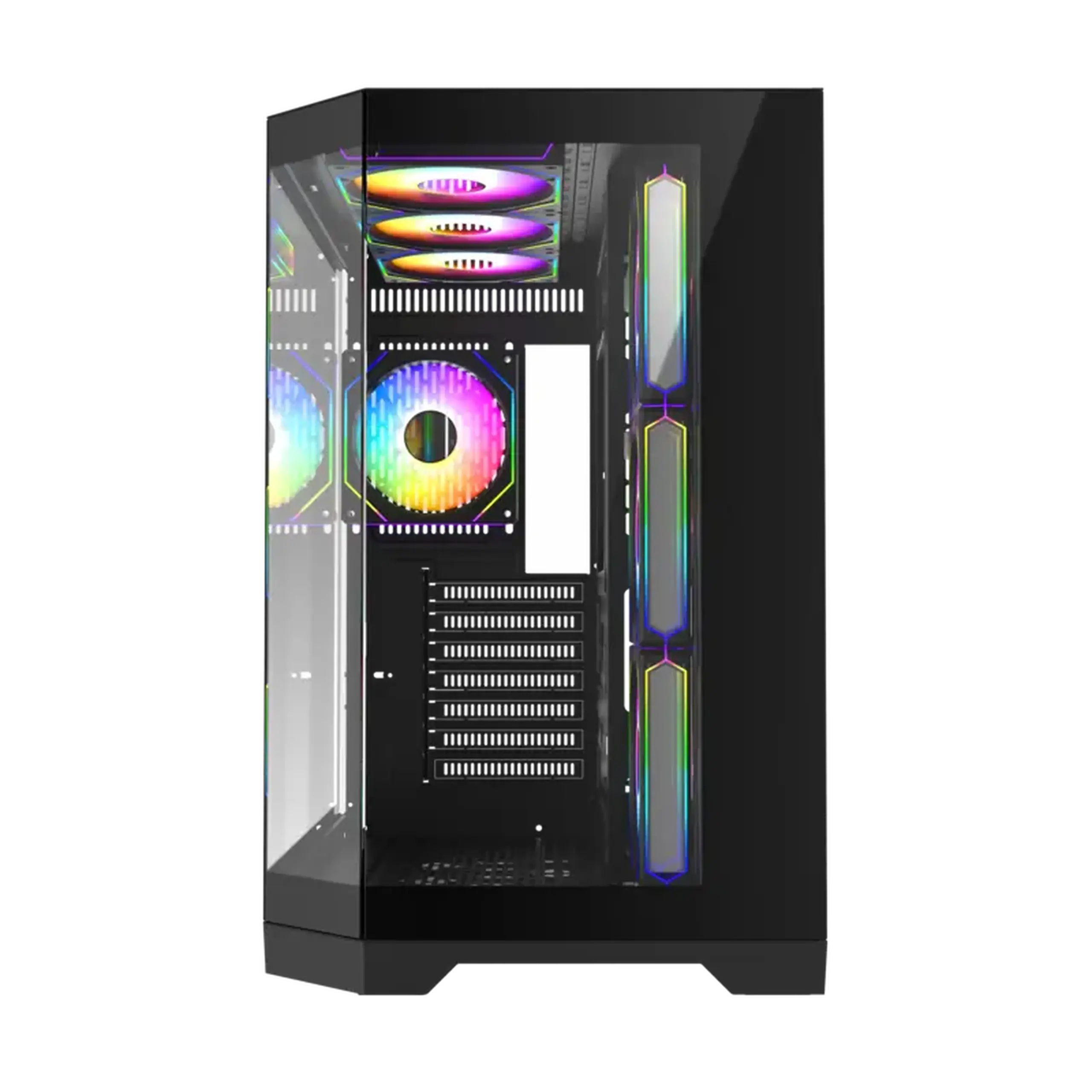 Carcasă PC Gamemax HYPE-A, Midi-Tower, Fără PSU, Negru