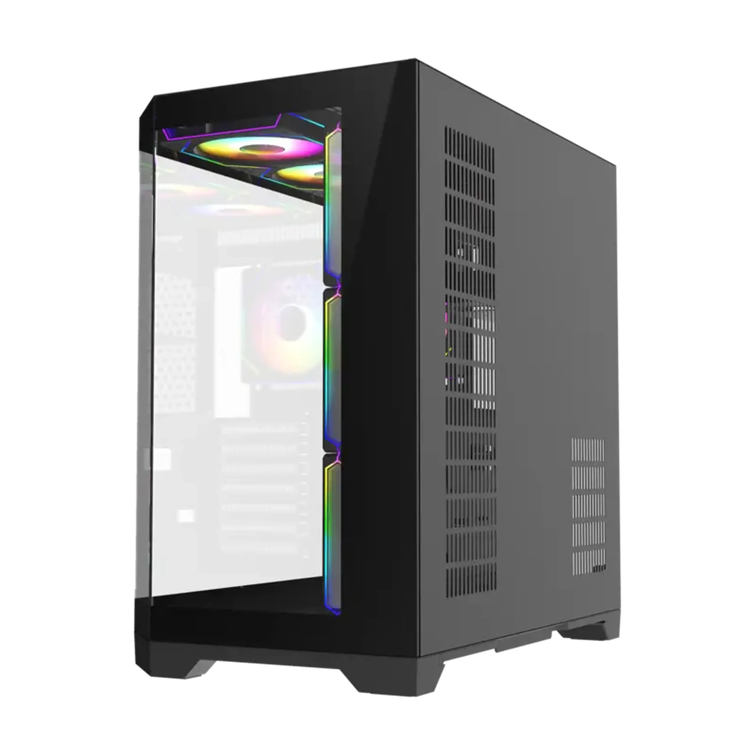 Carcasă PC Gamemax HYPE-A, Midi-Tower, Fără PSU, Negru