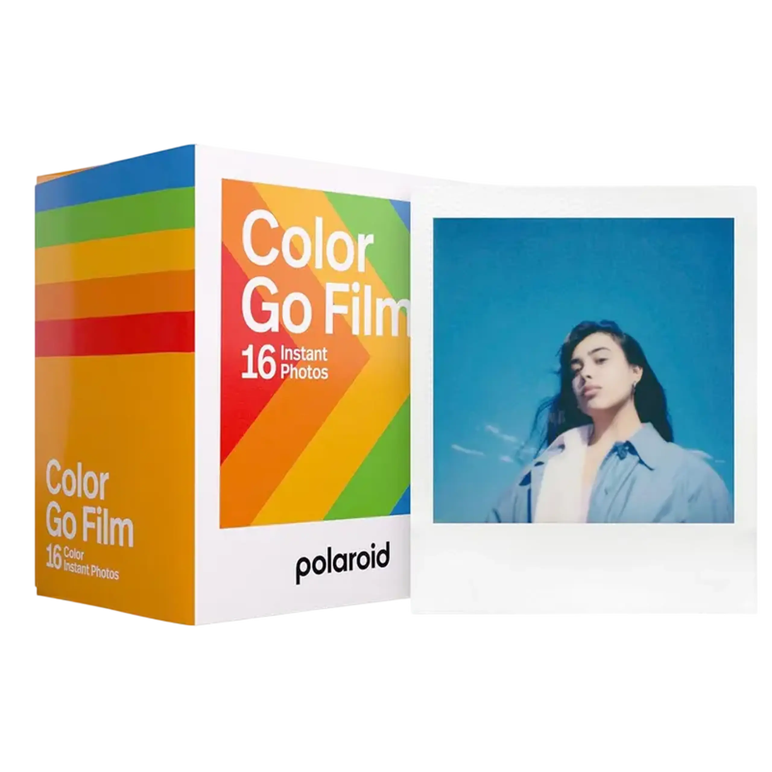 Hârtie foto Polaroid Go Color Film Double Pack, 16 buc, Alb