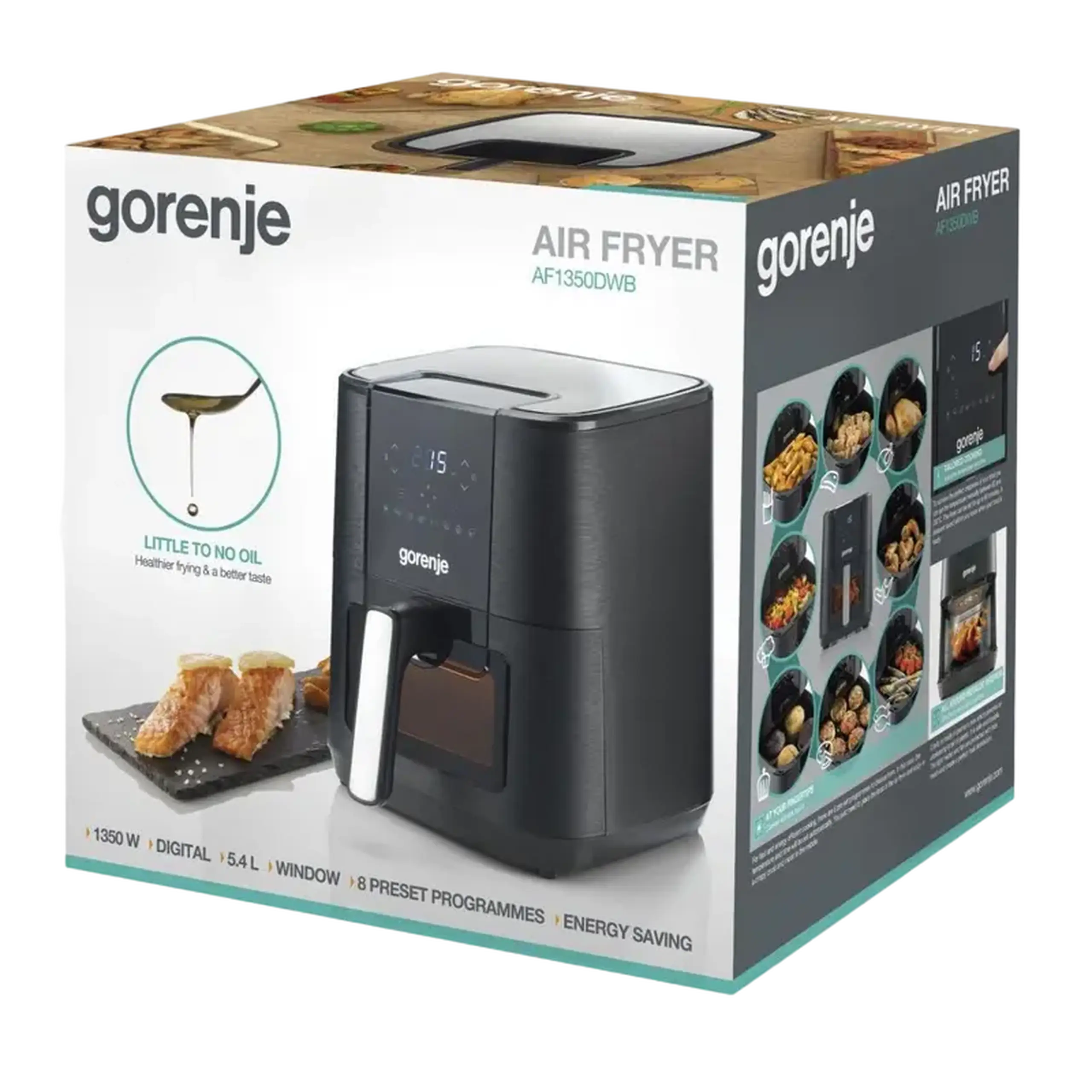 Friteuza Gorenje AF1350DWB, Negru