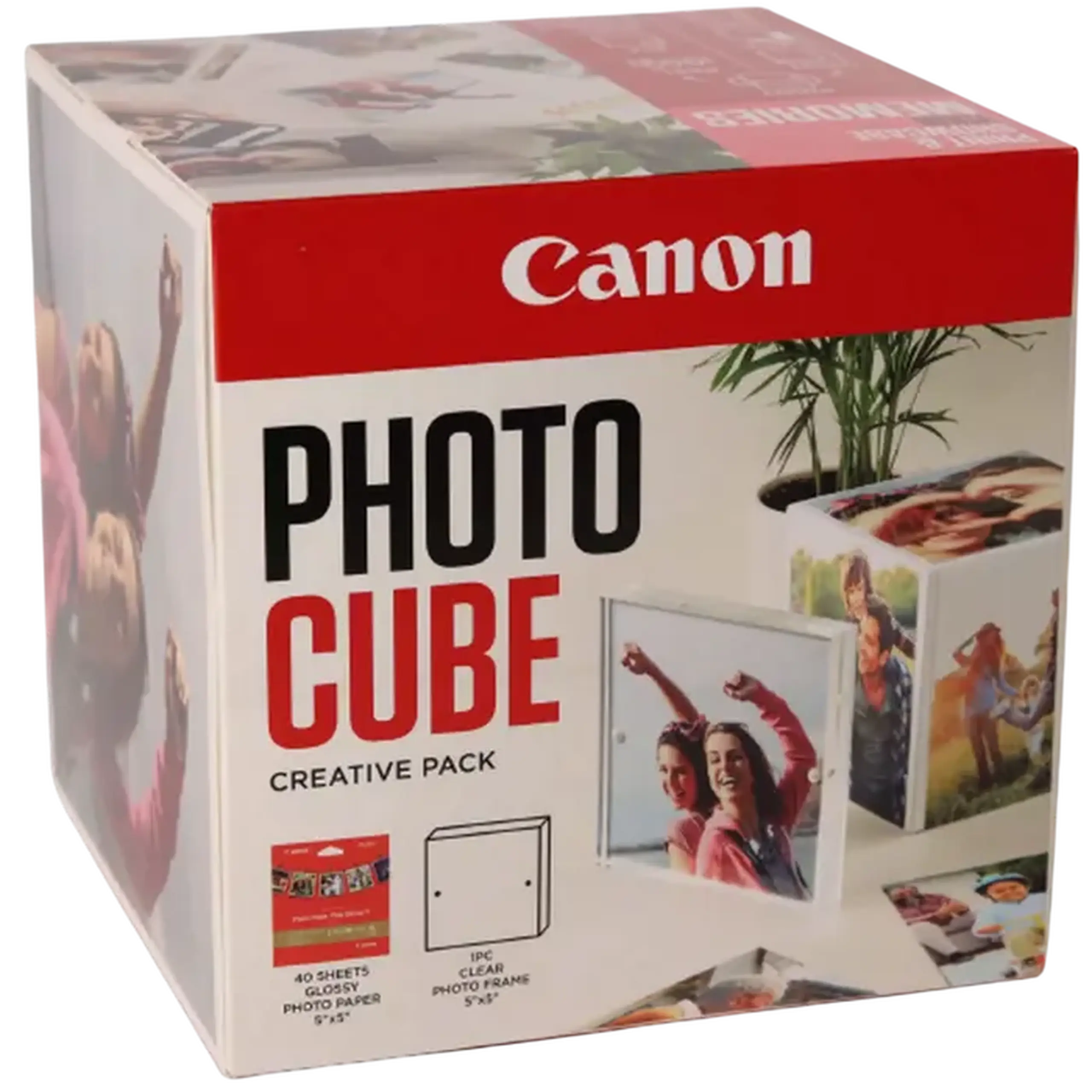 Hârtie fotografică Canon PP-201, 5X5", Photo Cube, 13x13 cm